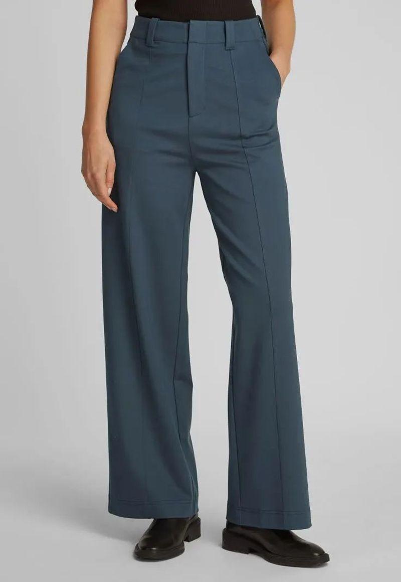 Pantalón recto estilo milano Azul Calvin Klein-0