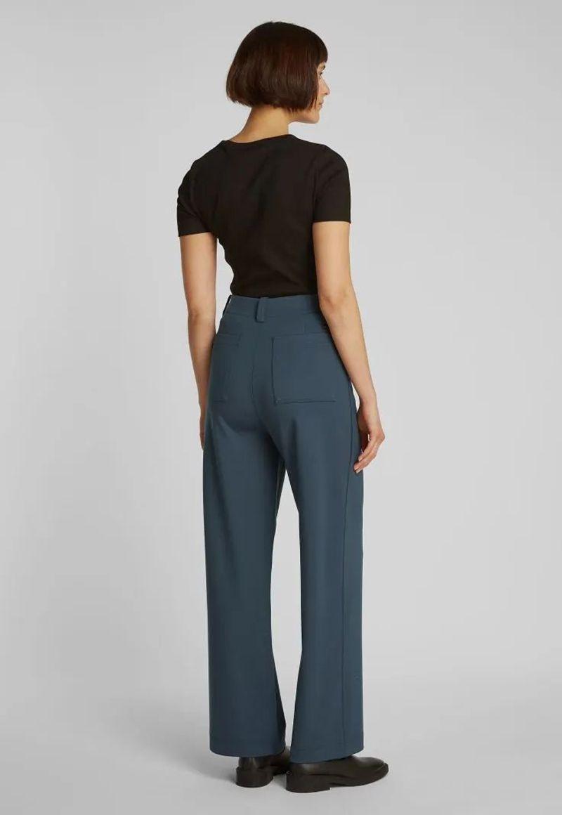 Pantalón recto estilo milano Azul Calvin Klein-2