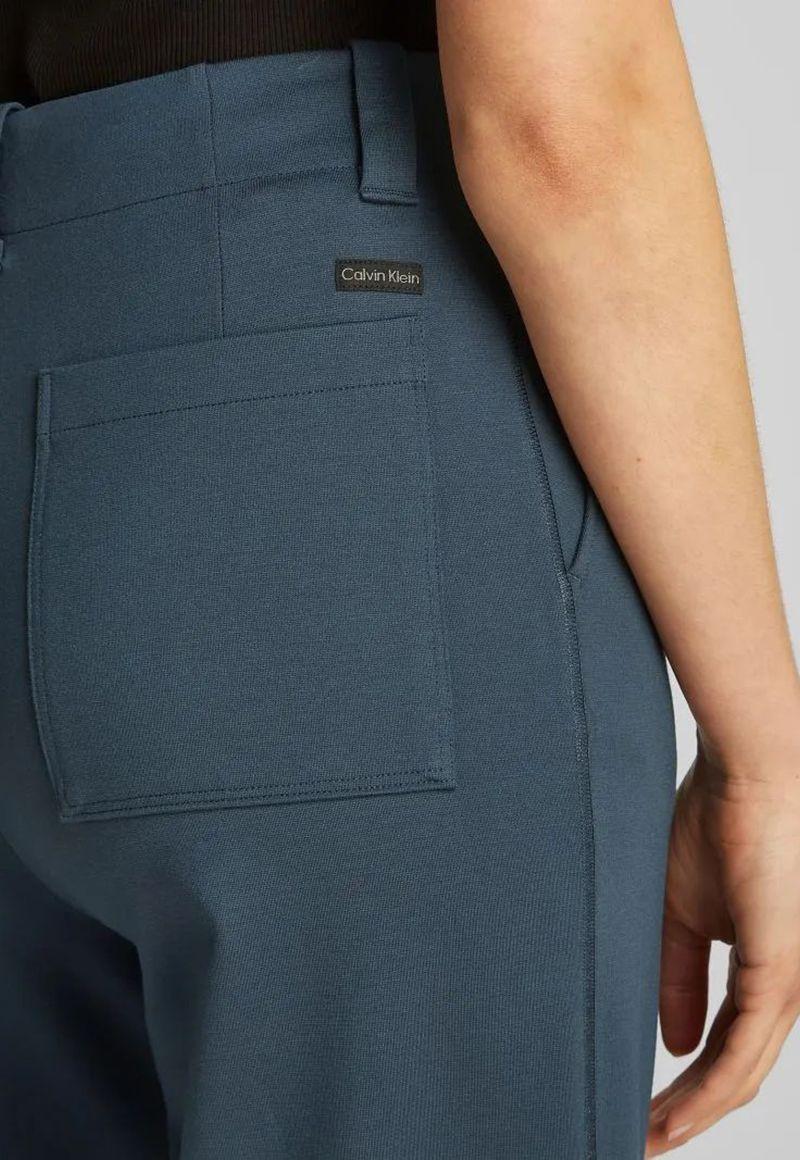 Pantalón recto estilo milano Azul Calvin Klein-3