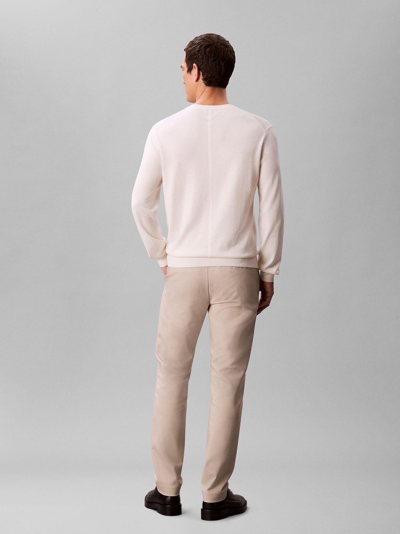 Pantalón Slim Técnico Elástico Beige Calvin Klein-2