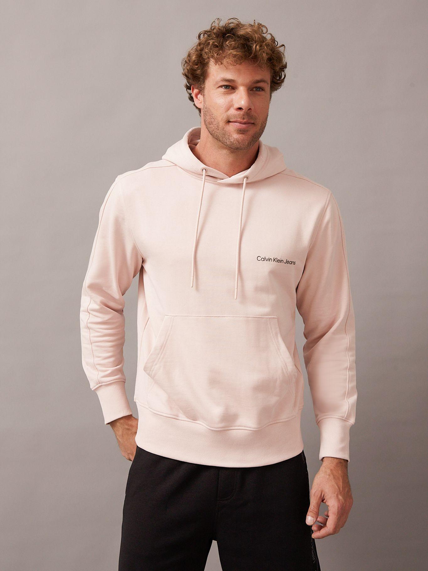 Polerón con Gorro Institutional Rosado Calvin Klein-0