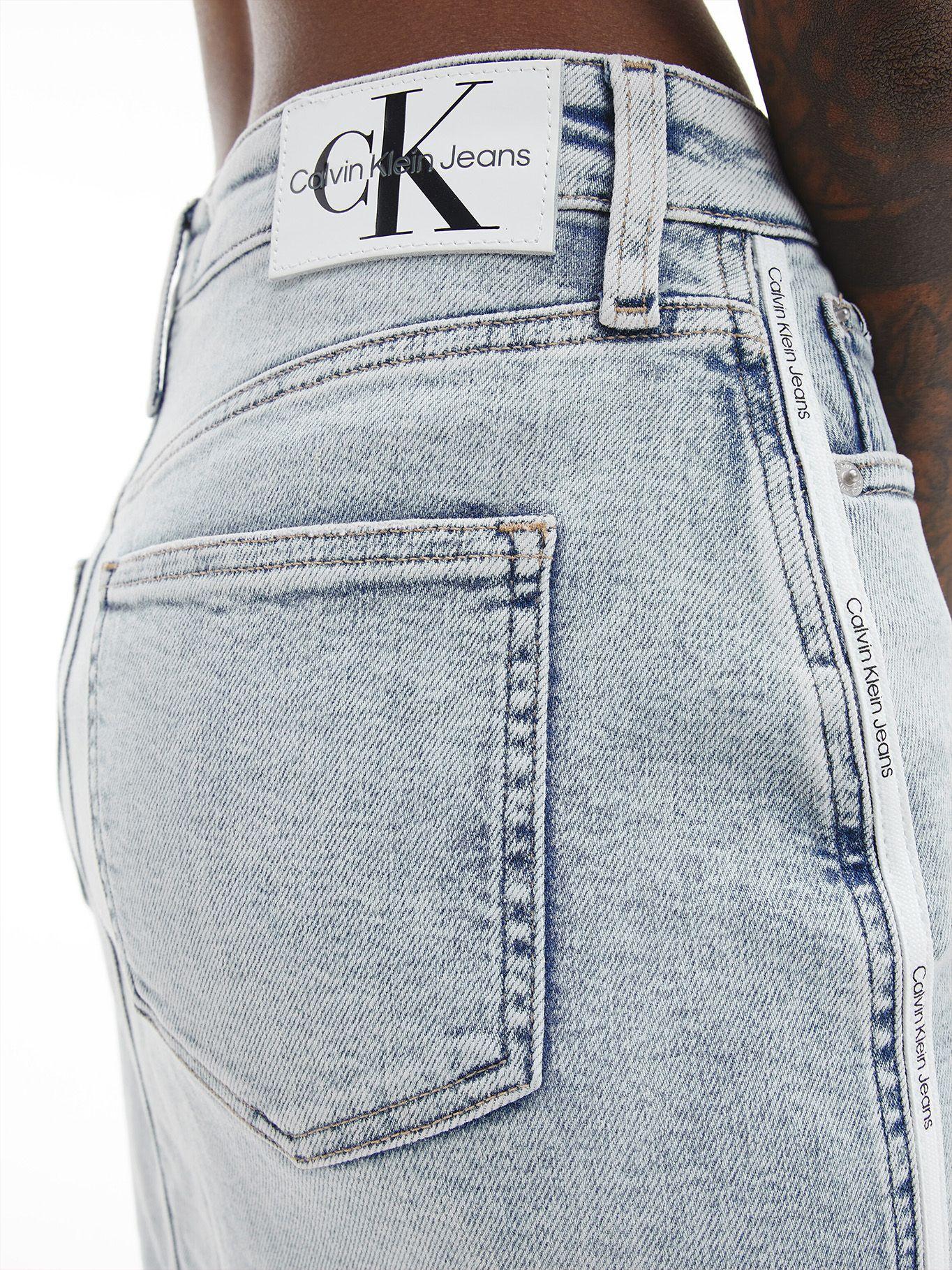 Falda Denim Midi Azul Calvin Klein-3