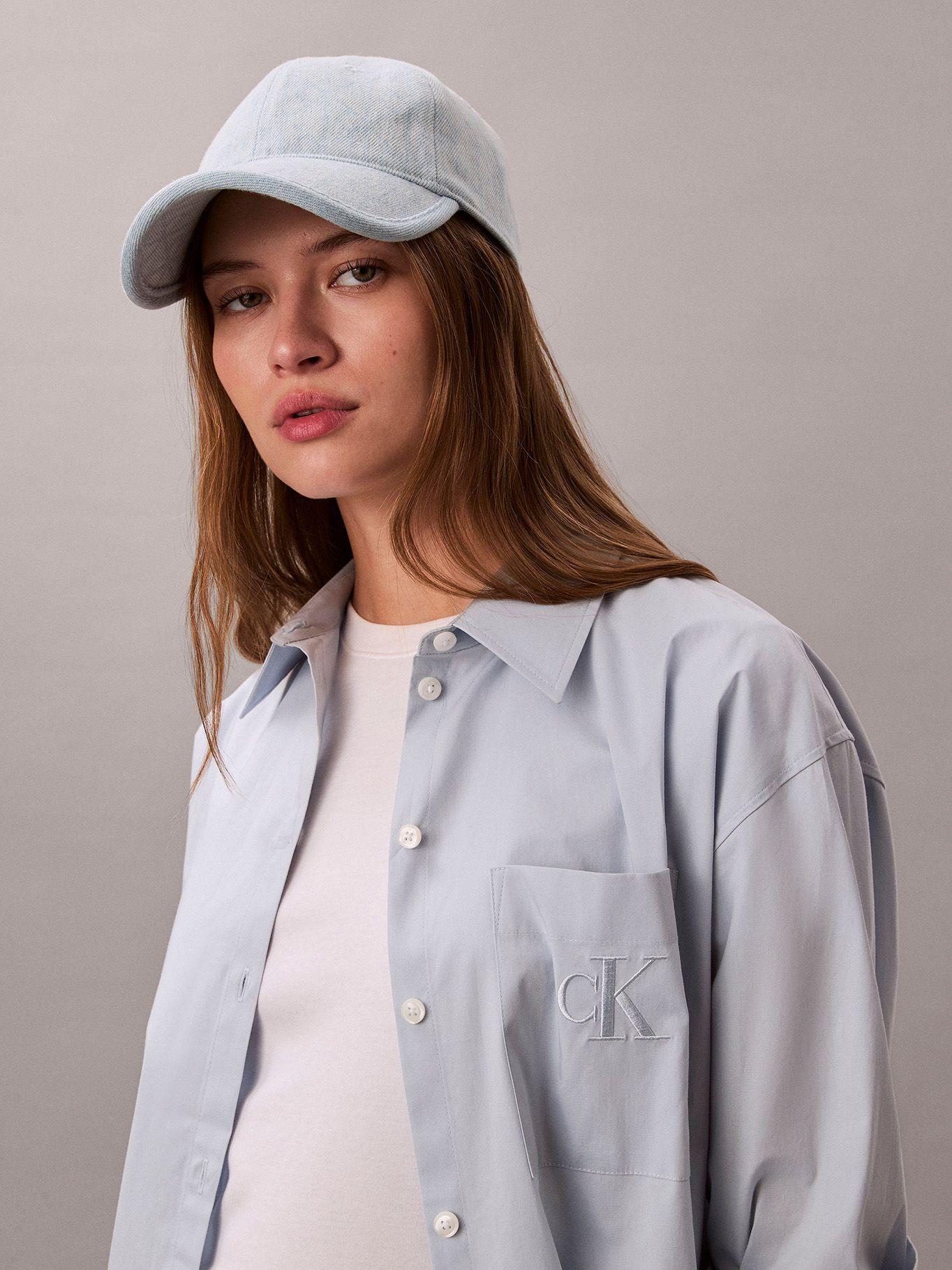 Jockey Denim Estampado con Parche Celeste Calvin Klein-3
