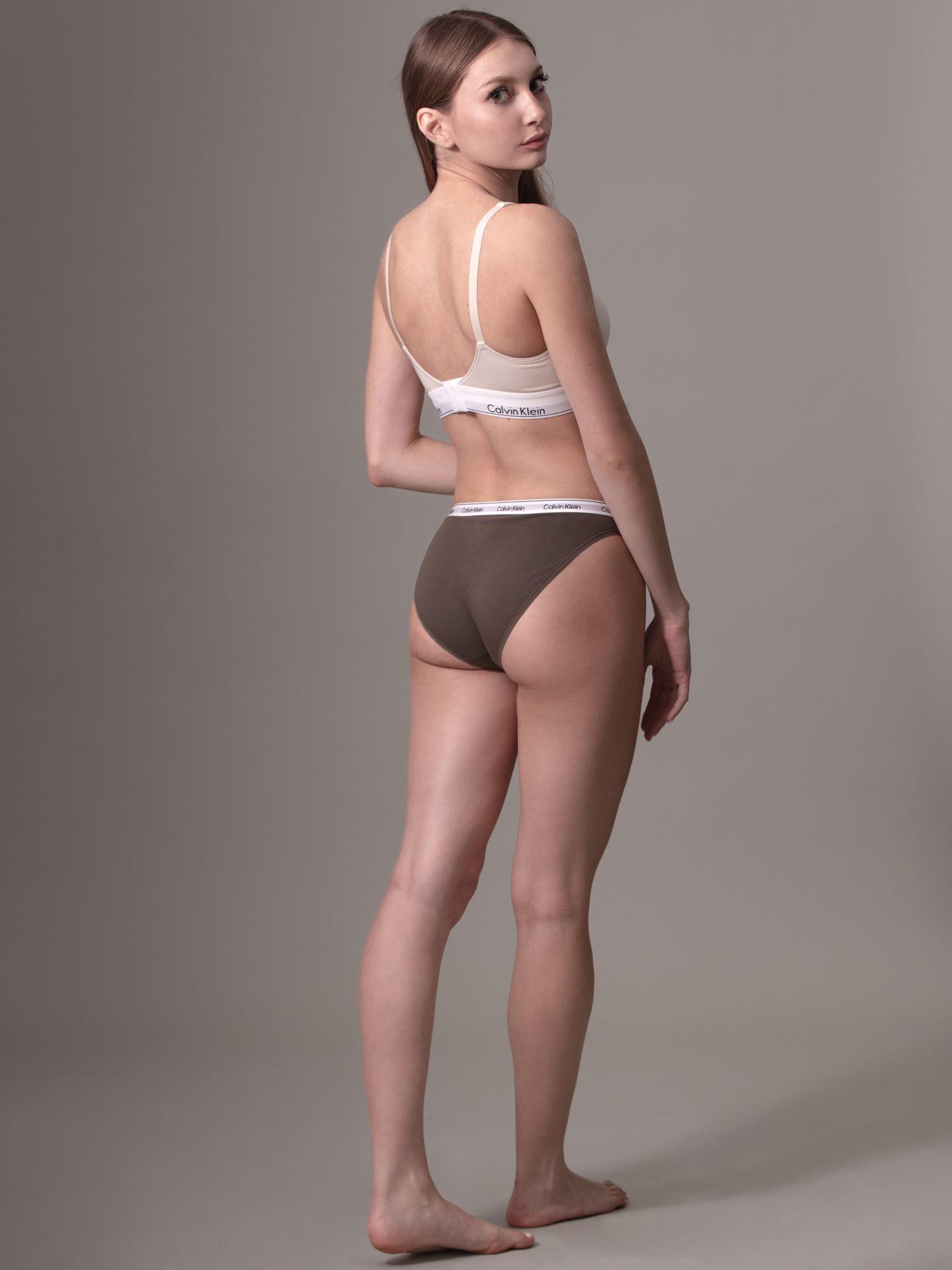 Calzón Bikini Tape /Modern Logo Café Calvin Klein-2