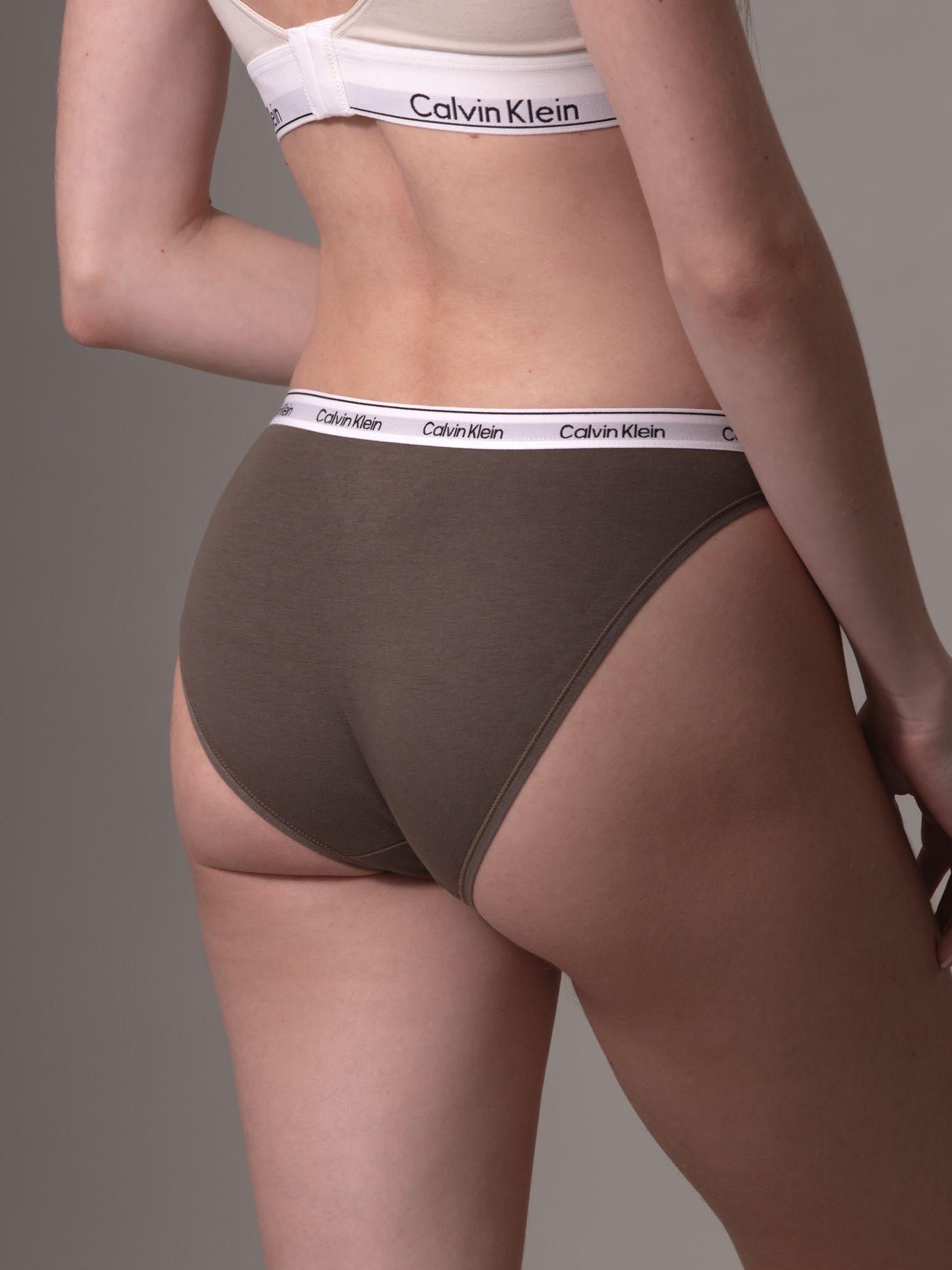 Calzón Bikini Tape /Modern Logo Café Calvin Klein-3