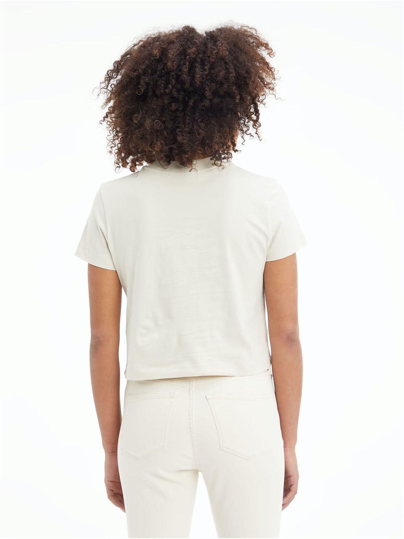 Polera Spray Monologo Blanco Calvin Klein-1