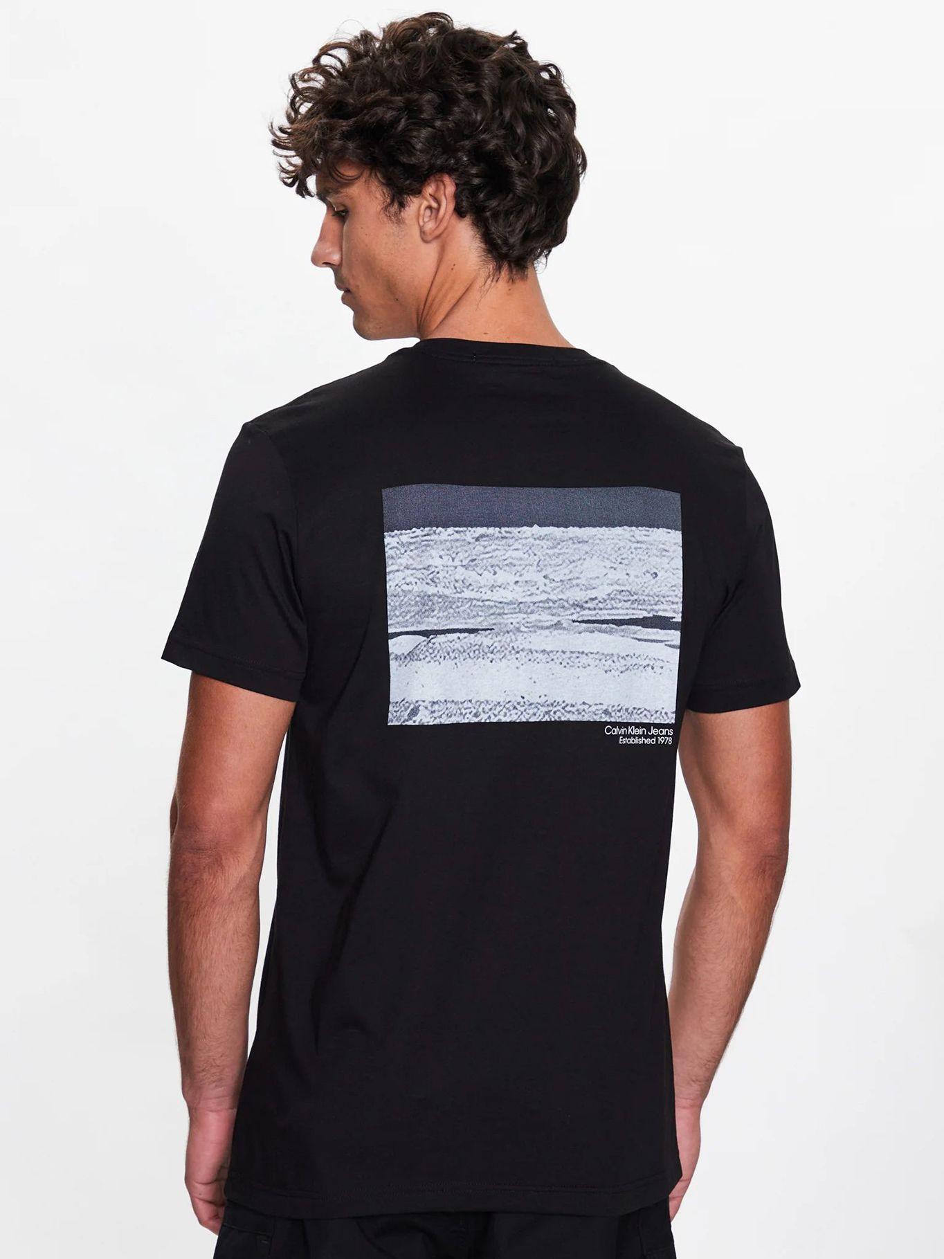 Camiseta con logo Negro Calvin Klein J30J322863-BEH-2