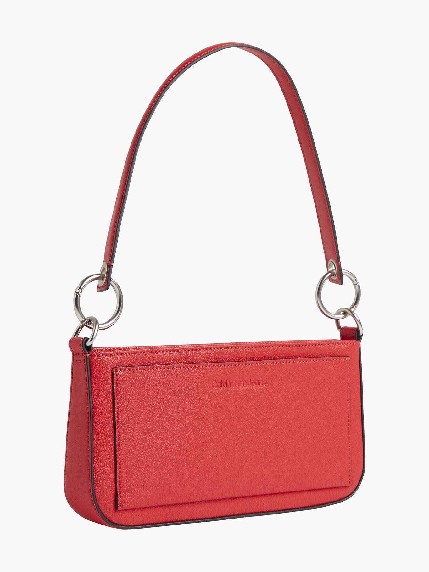 Cartera Minimal Monogram Shoulder Rojo Calvin Klein-1