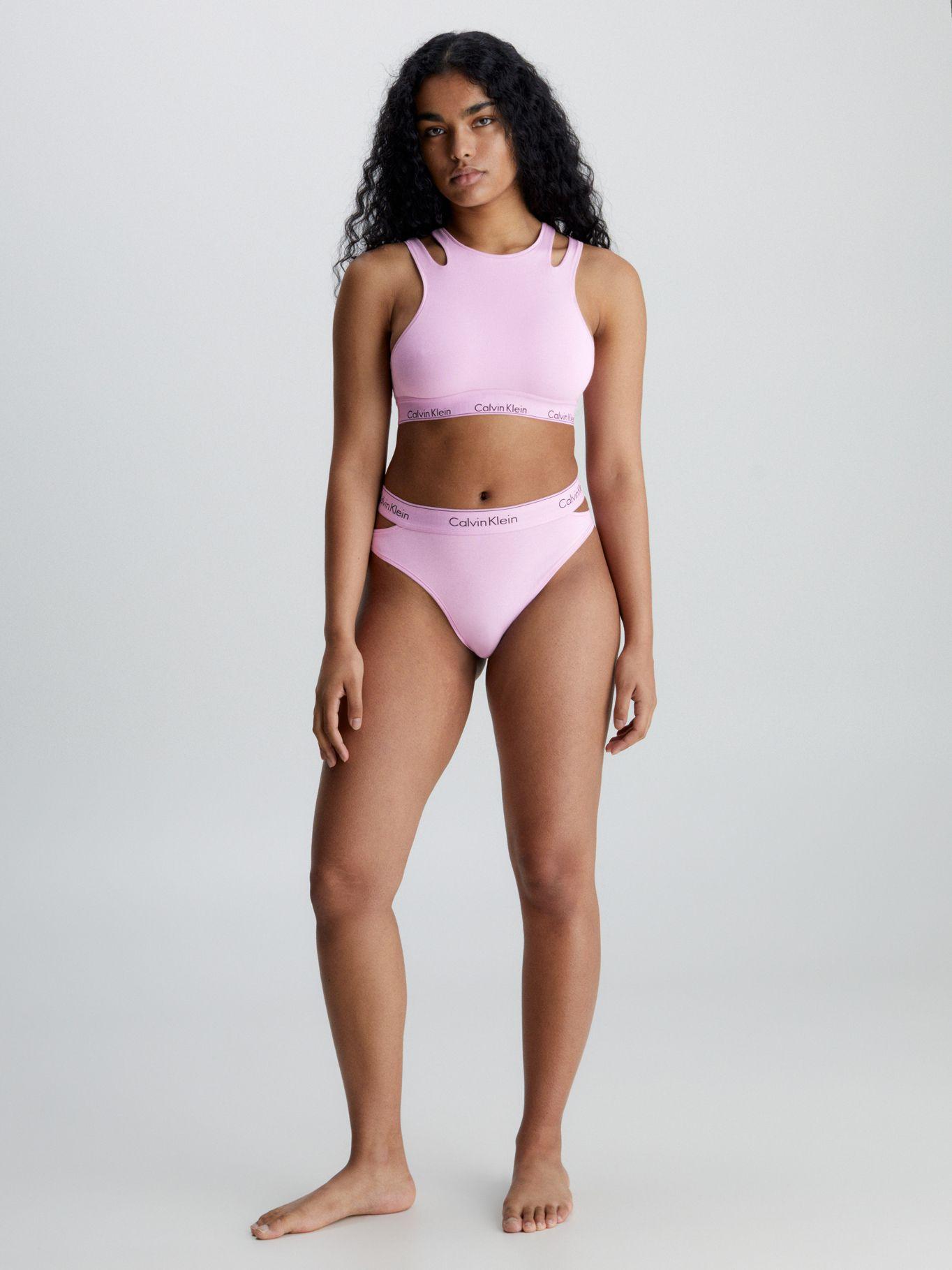 Bralettes CK Deconstructed Rosado Calvin Klein-2