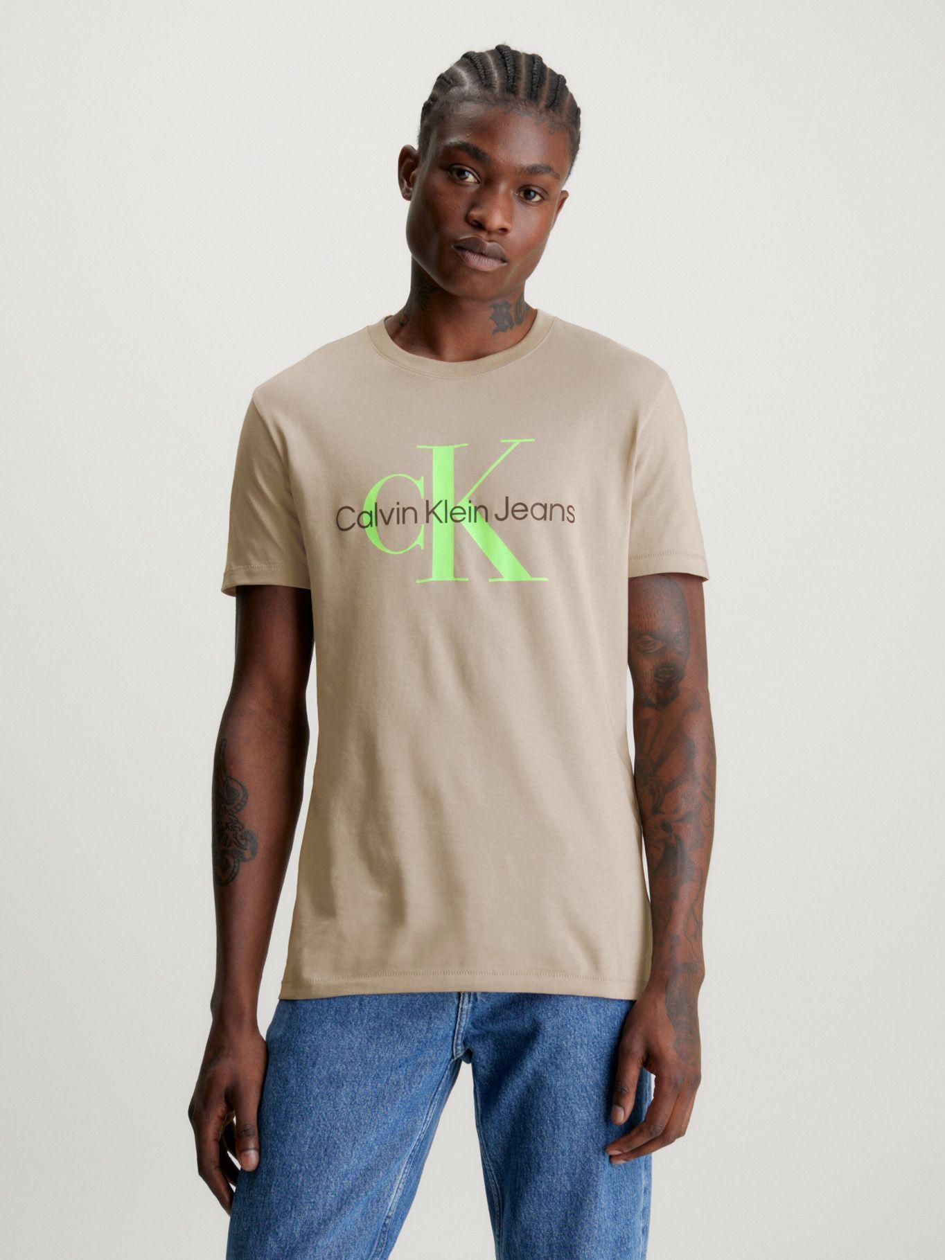 Polera Seasonal Monologo Beige Calvin Klein-0