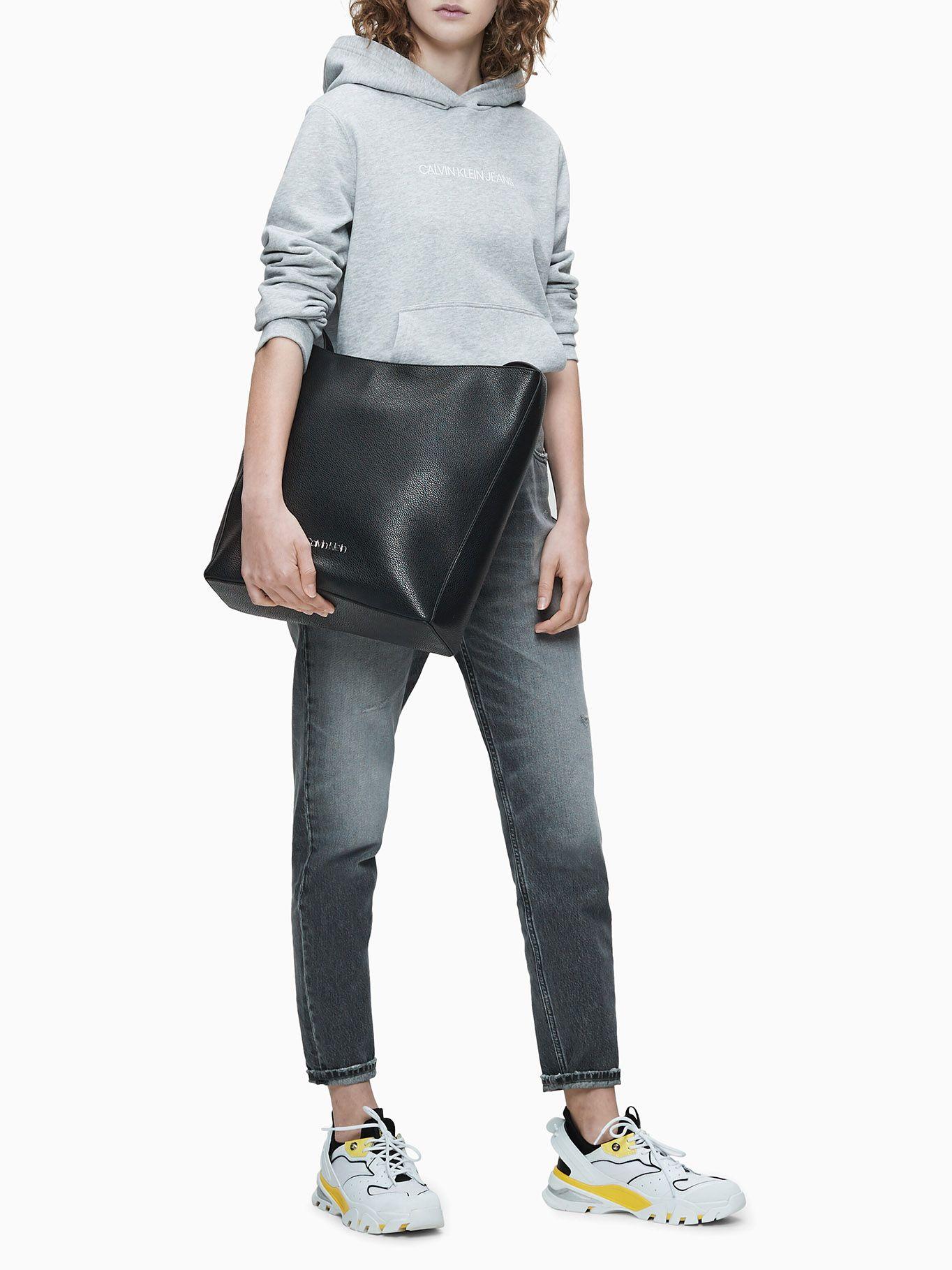 Cartera Hobo Neat Negro Calvin Klein-3