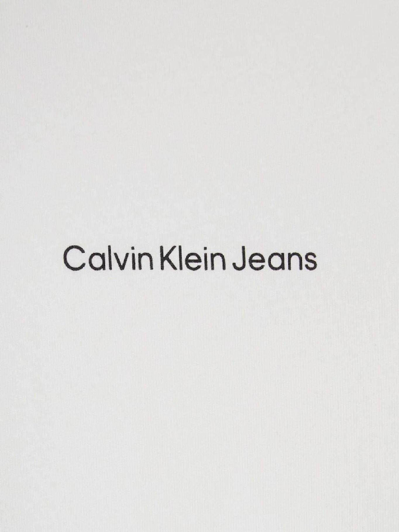 Polera City Grid Map Blanco Calvin Klein-5