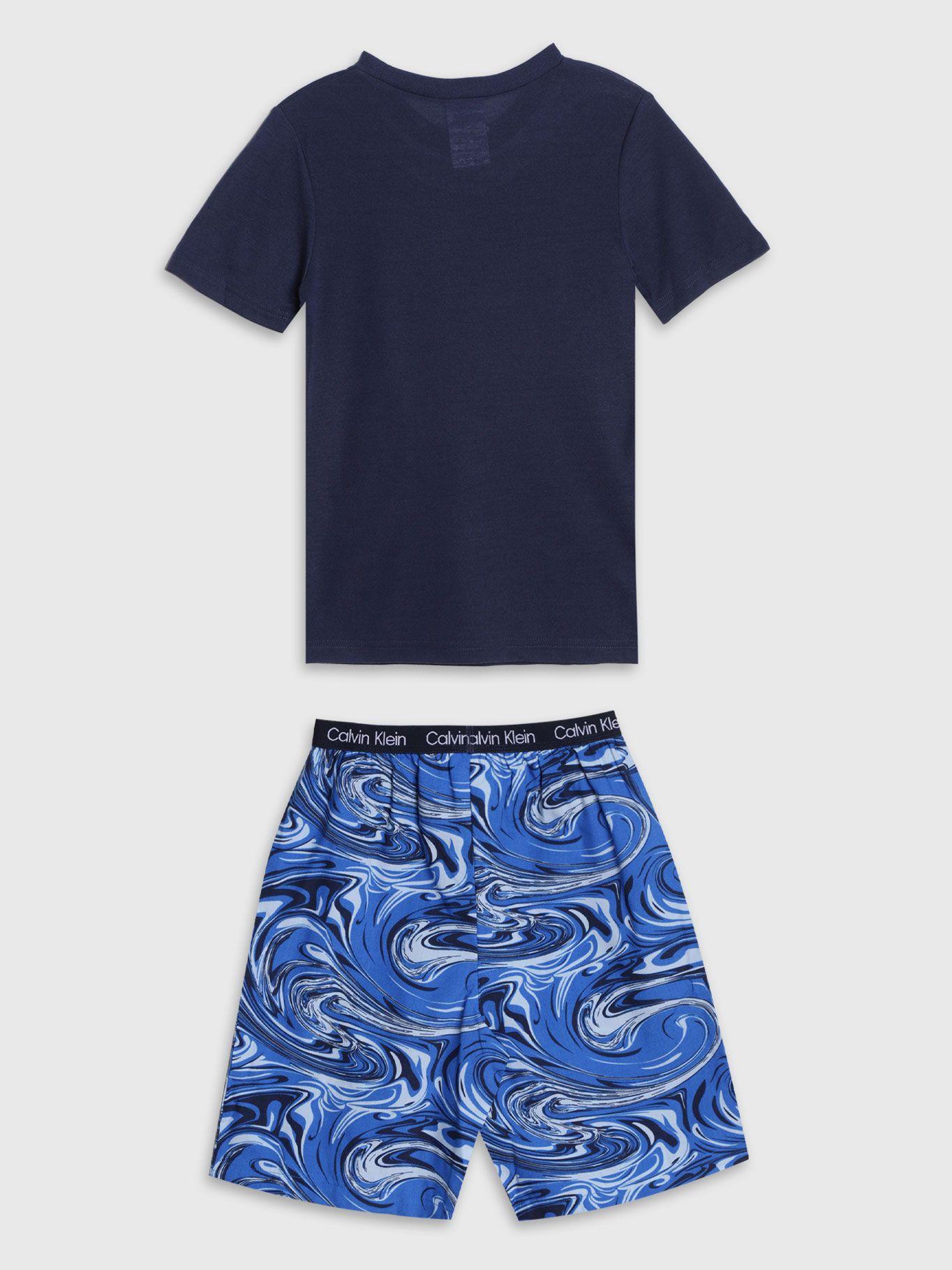 Pijama Niño Vertical Logo Azul 703 Calvin Klein-1
