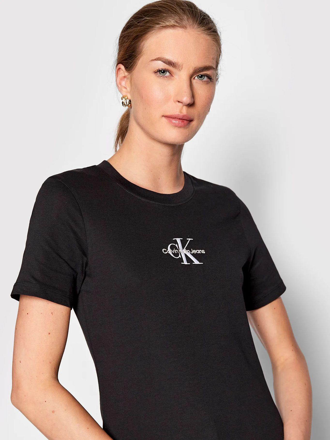 Polera Monogram Logo Negro BEH Calvin Klein-3