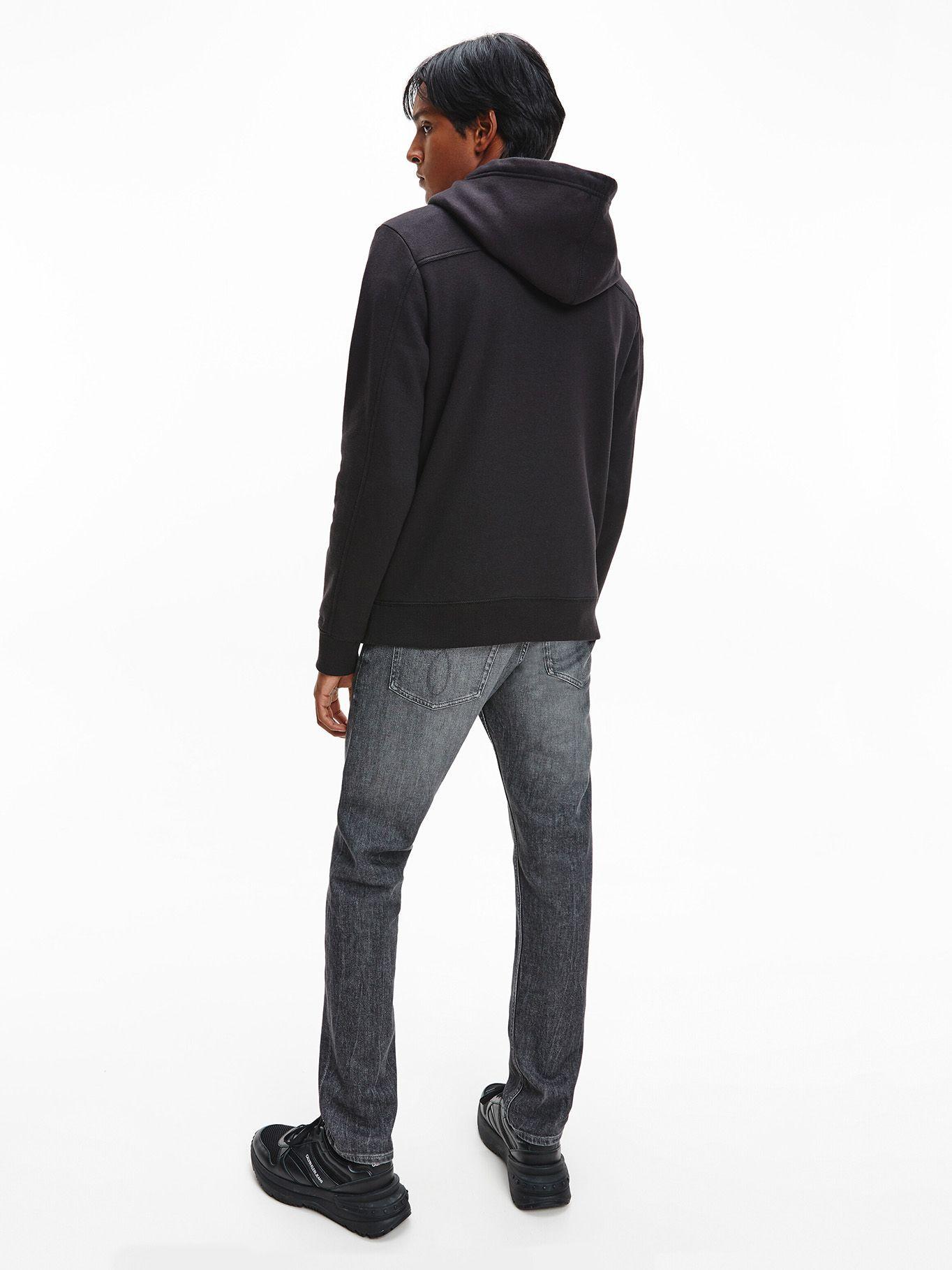 Hoodie Archival Monogram Negro Calvin Klein-2