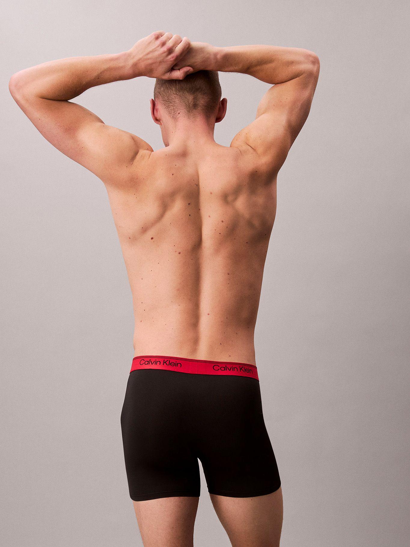 Pack 3 Bóxers Brief Microfibre Stre Negro Calvin Klein-3