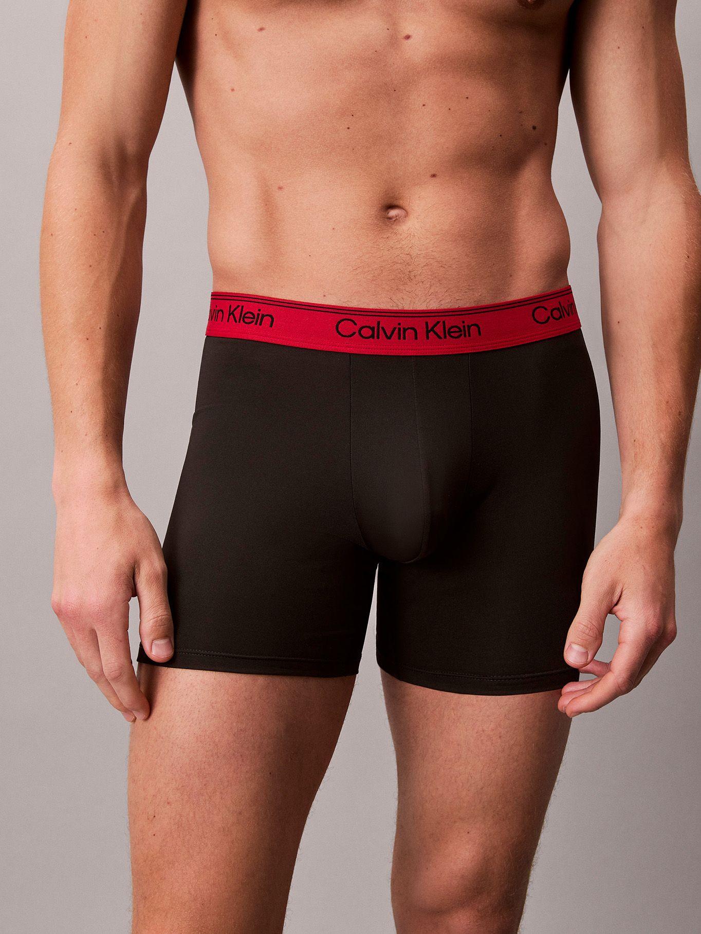 Pack 3 Bóxers Brief Microfibre Stre Negro Calvin Klein-4