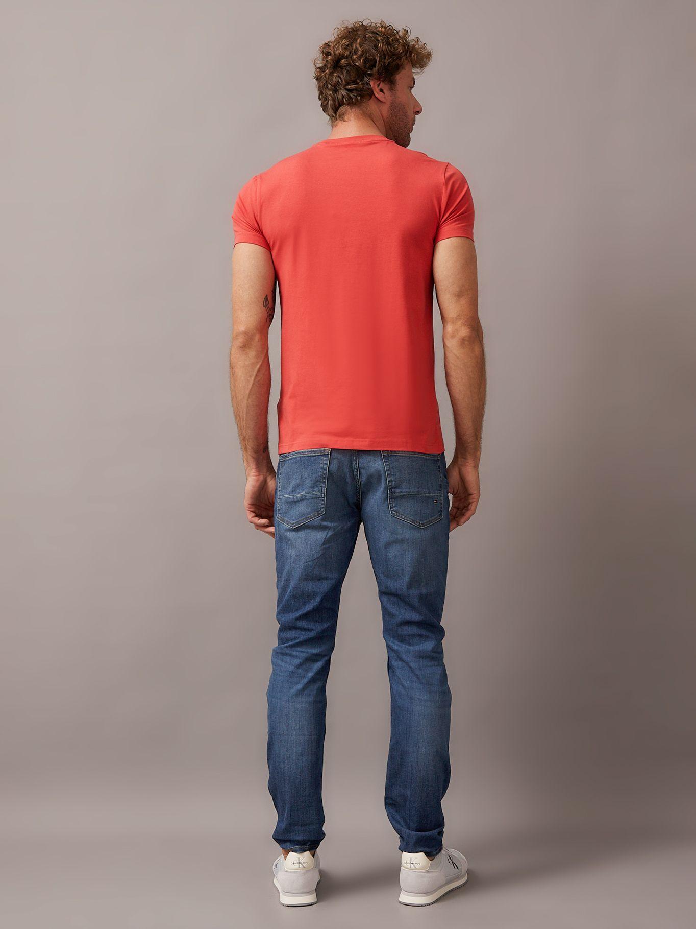 Polera Stretch Slim Fit Rojo Calvin Klein-2