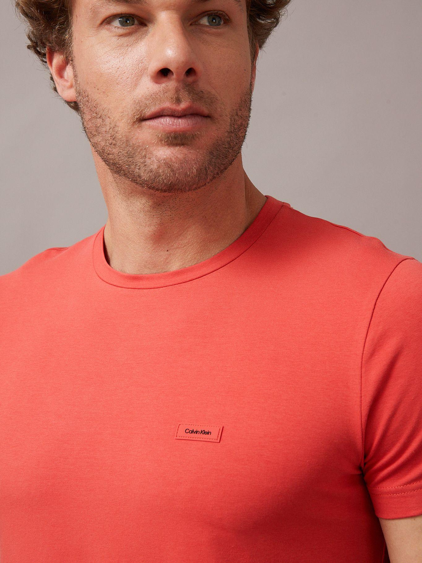 Polera Stretch Slim Fit Rojo Calvin Klein-3