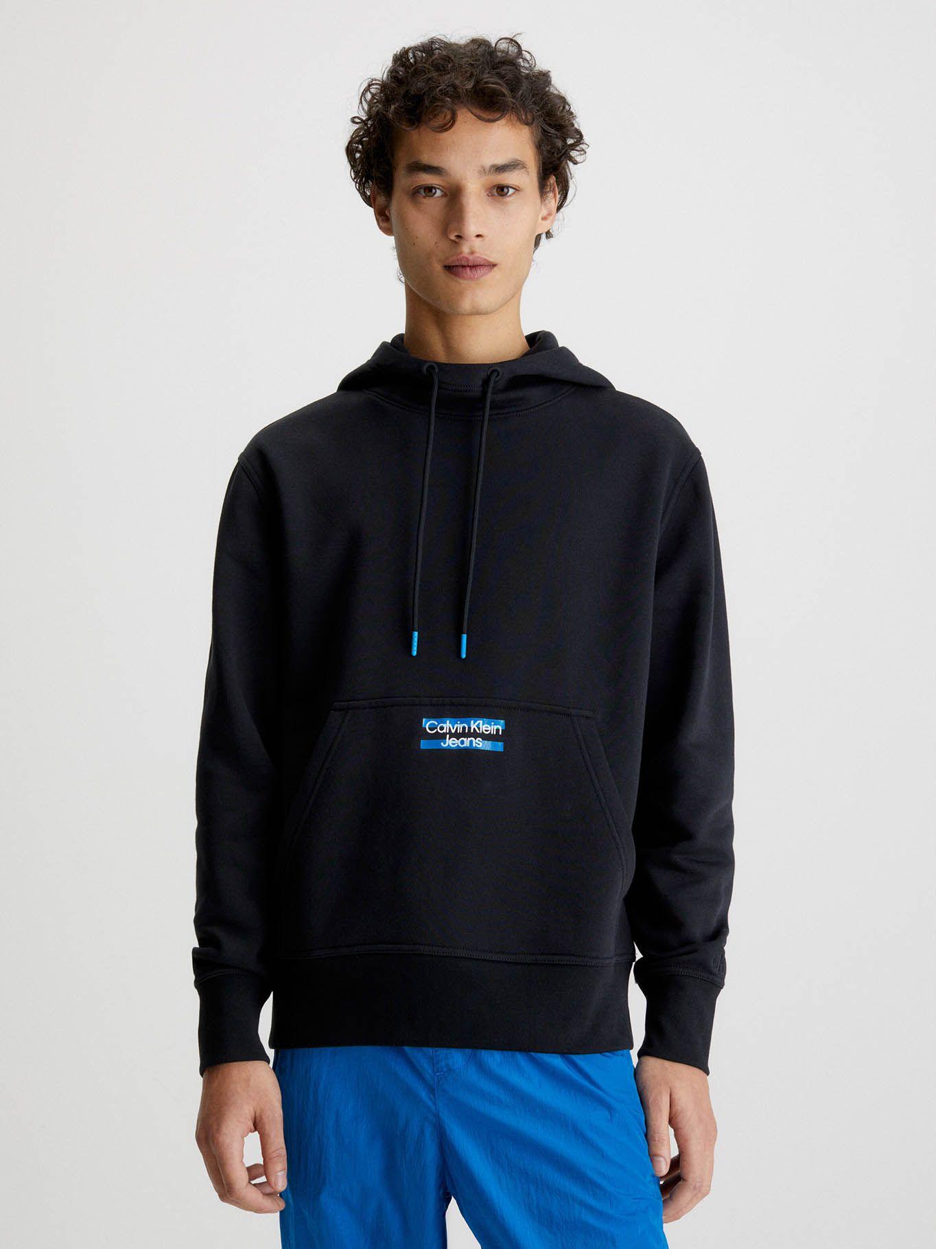 Sudadera con capucha y logo Negro Calvin Klein J30J322891-BEH-0