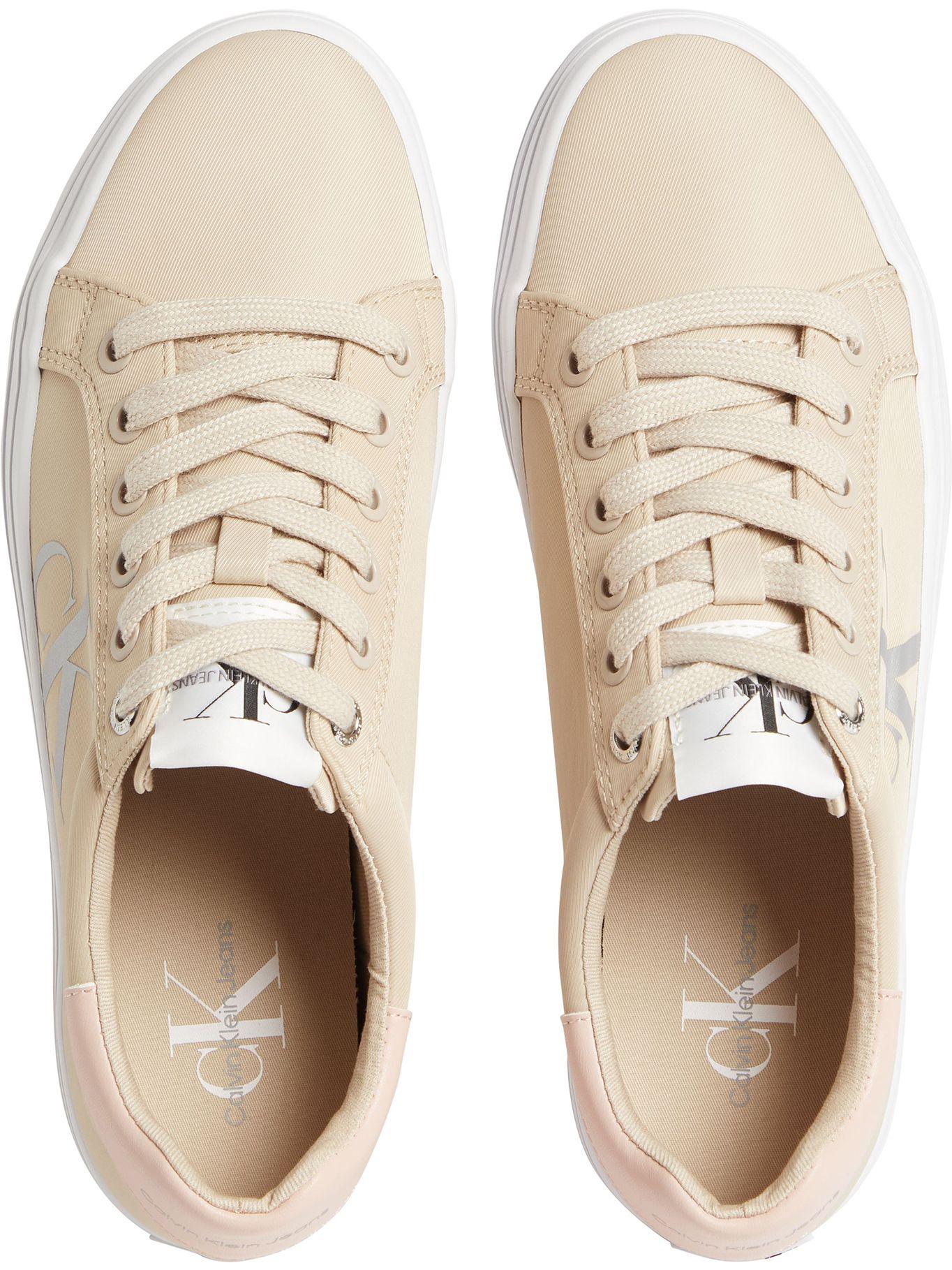 Zapatilla Flatform Beige Calvin Klein-2