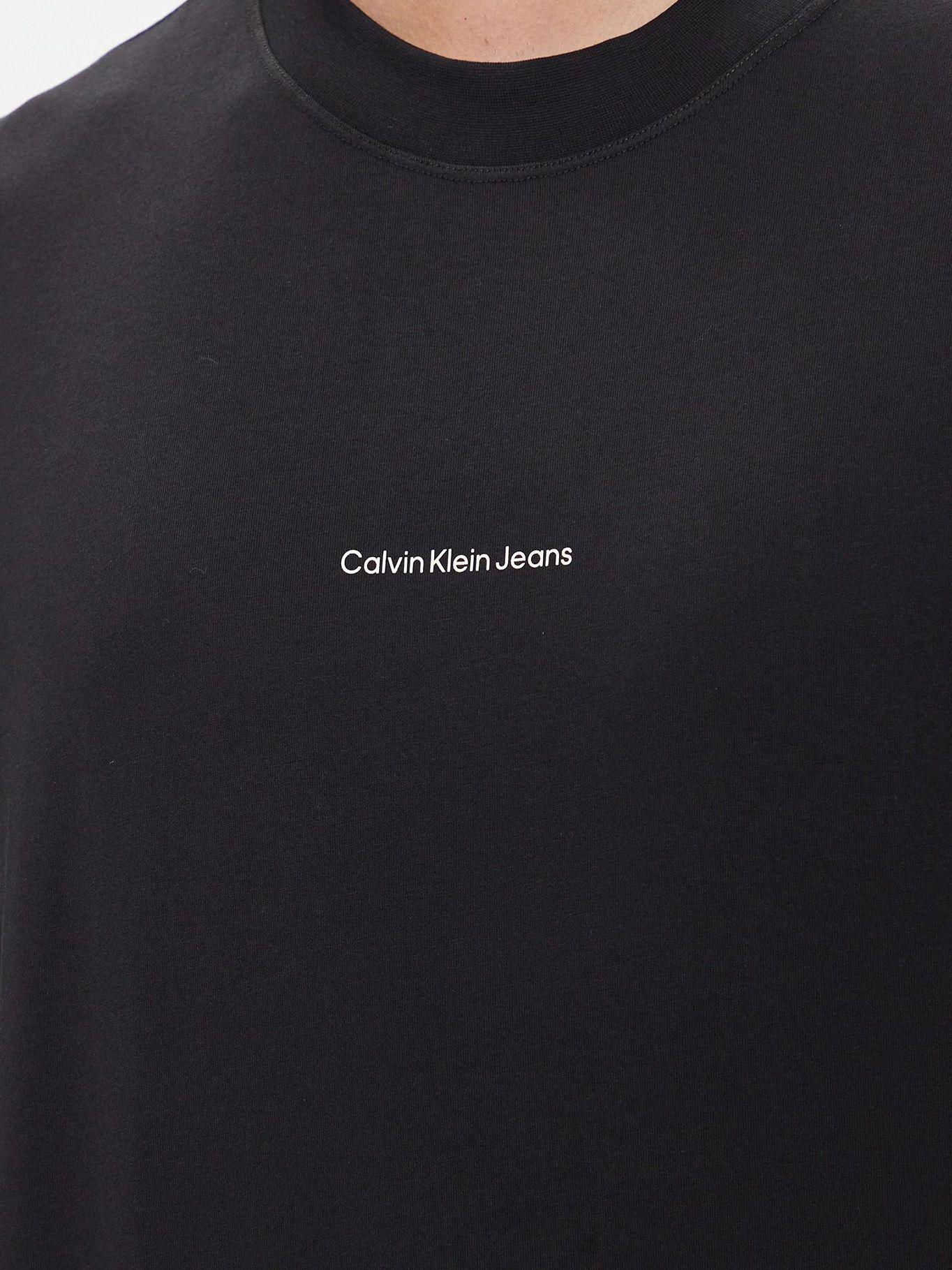 Polera City Grid Map Negro Calvin Klein-4