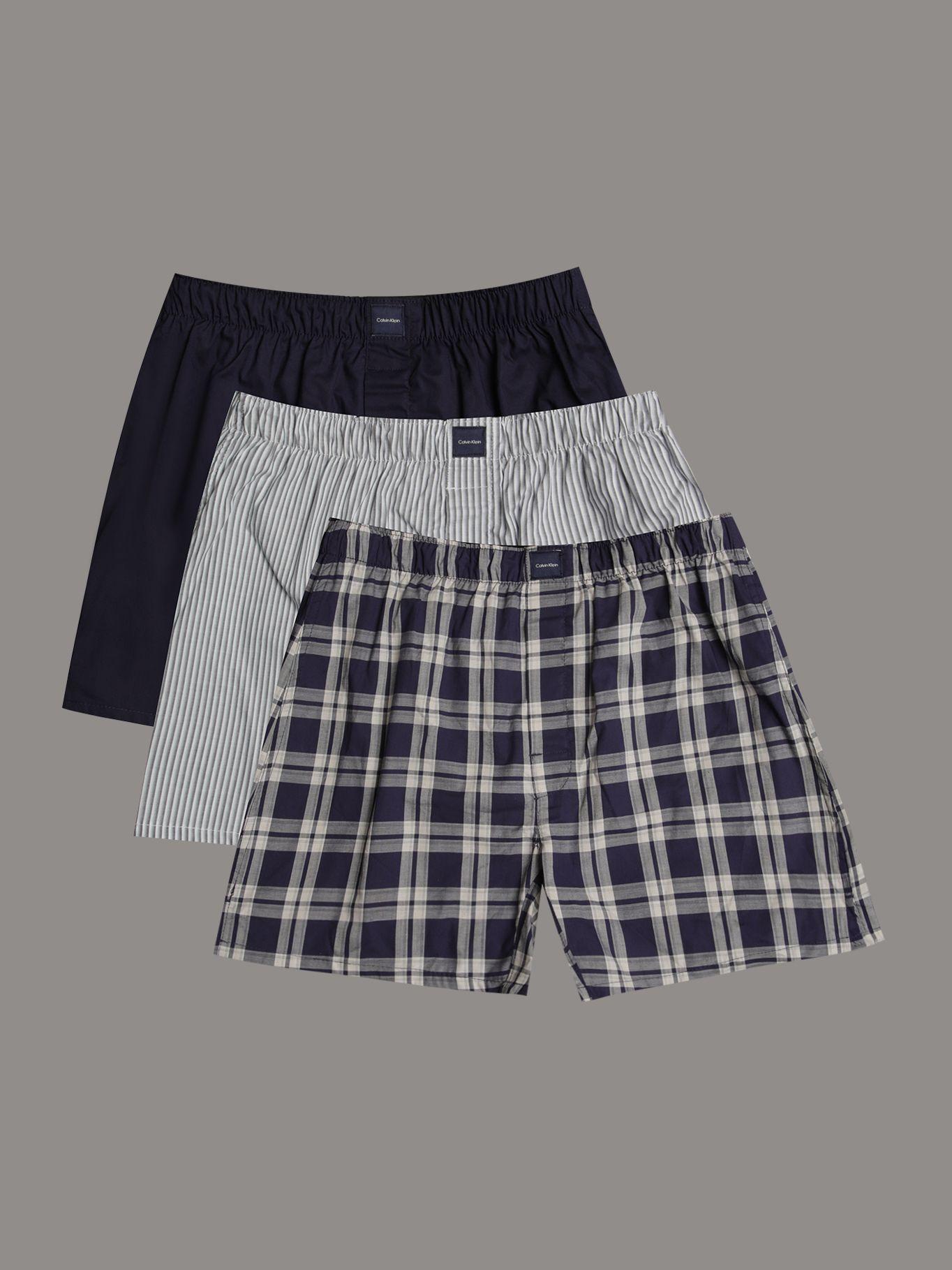 Pack 3 Bóxers Cotton Classics Multicolor Calvin Klein-0