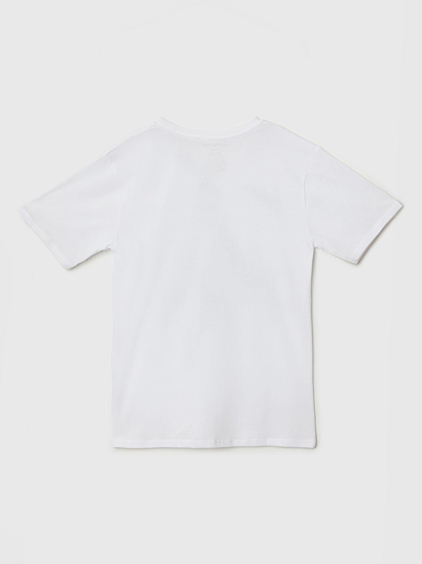 Polera Niño Shadow Drop Blanco Calvin Klein-1