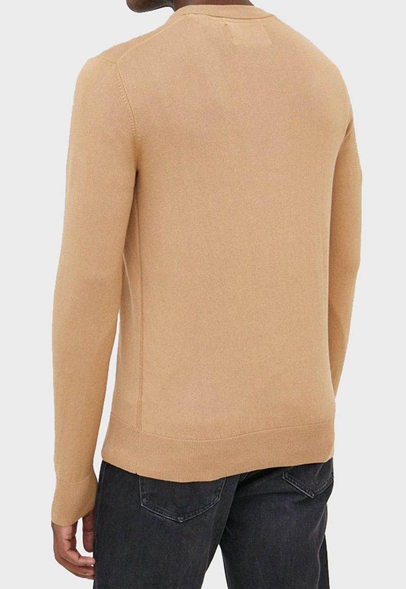 Suéter Stacked Logo Beige Calvin Klein-1