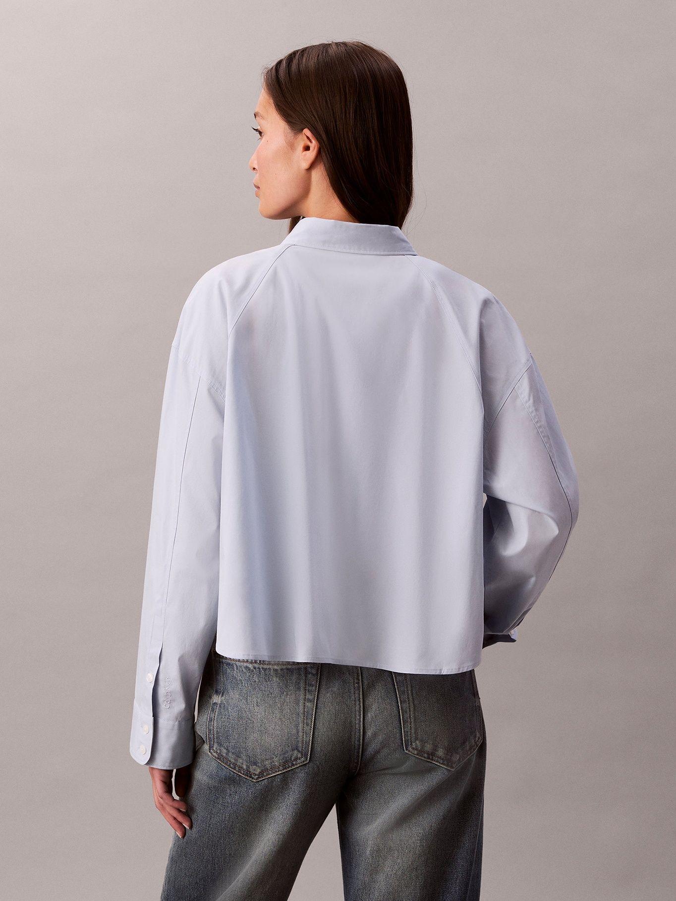 Camisa Boxy Cropped Celeste Calvin Klein-2