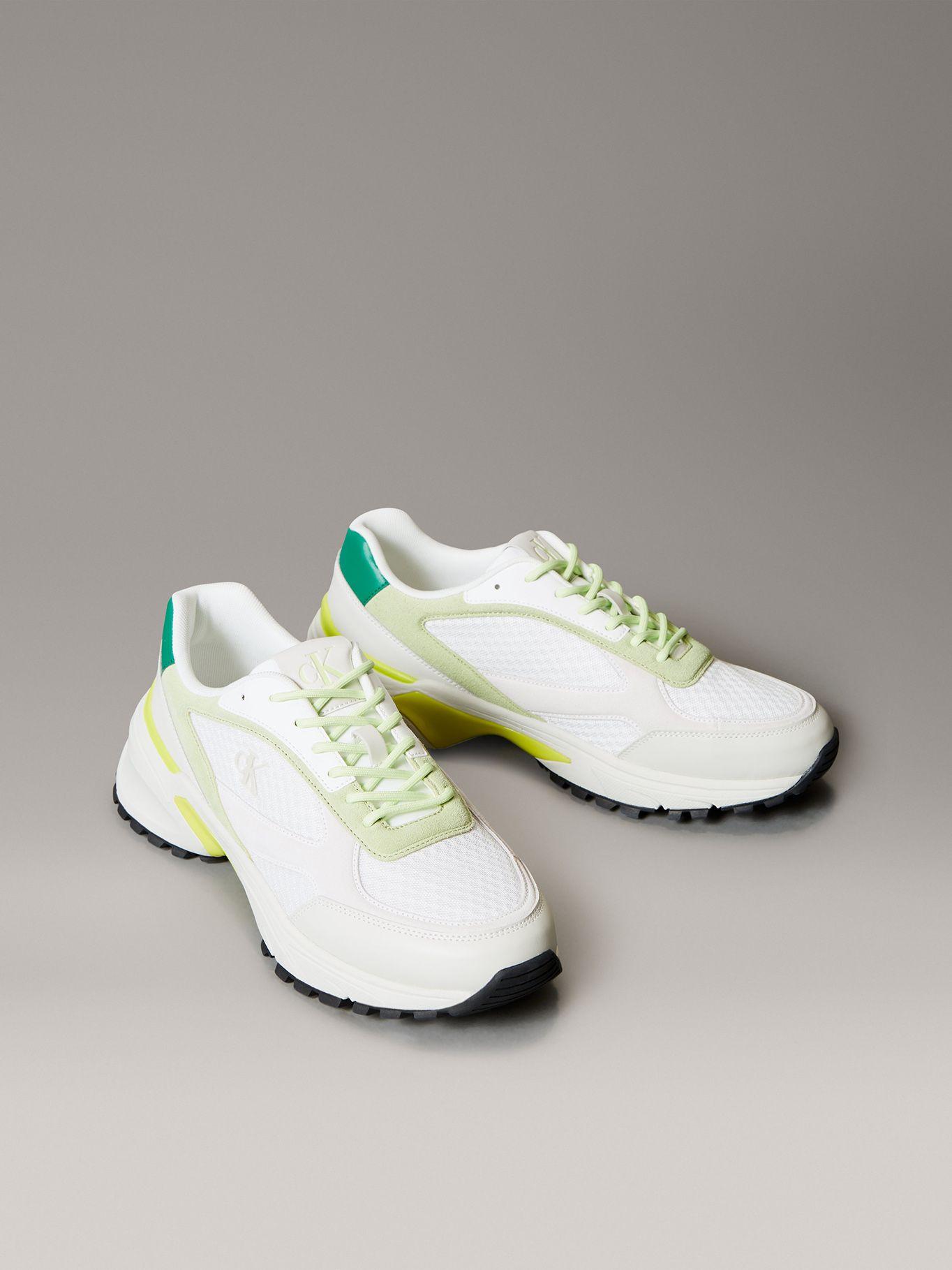 Zapatillas de Material Combinado Blanco Calvin Klein-0