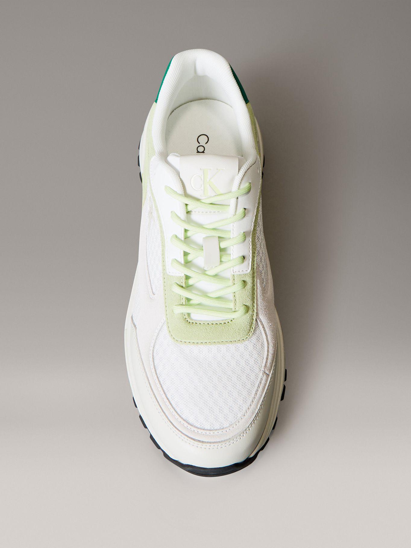 Zapatillas de Material Combinado Blanco Calvin Klein-2