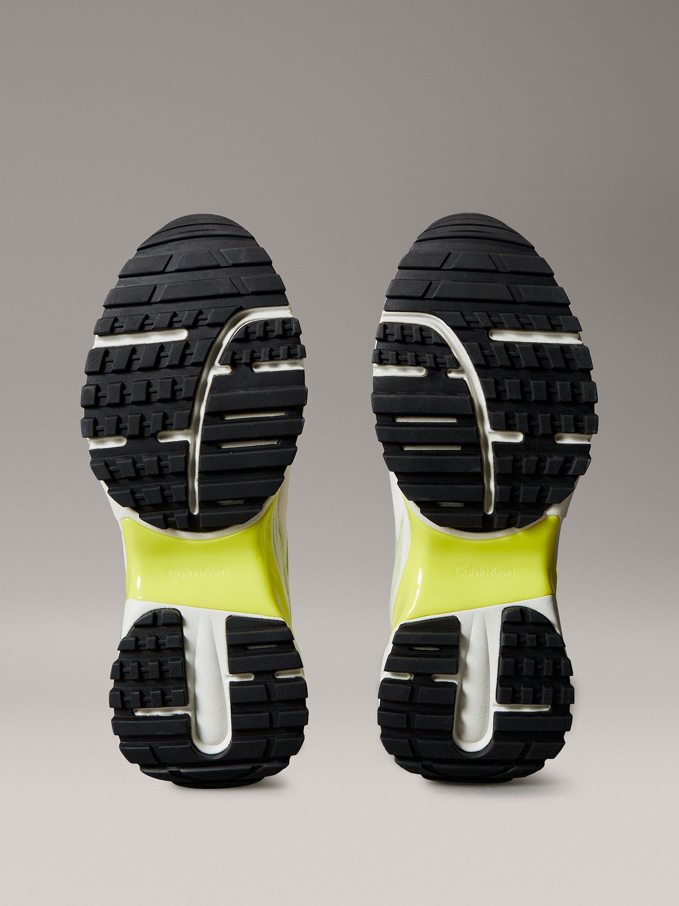 Zapatillas de Material Combinado Blanco Calvin Klein-3