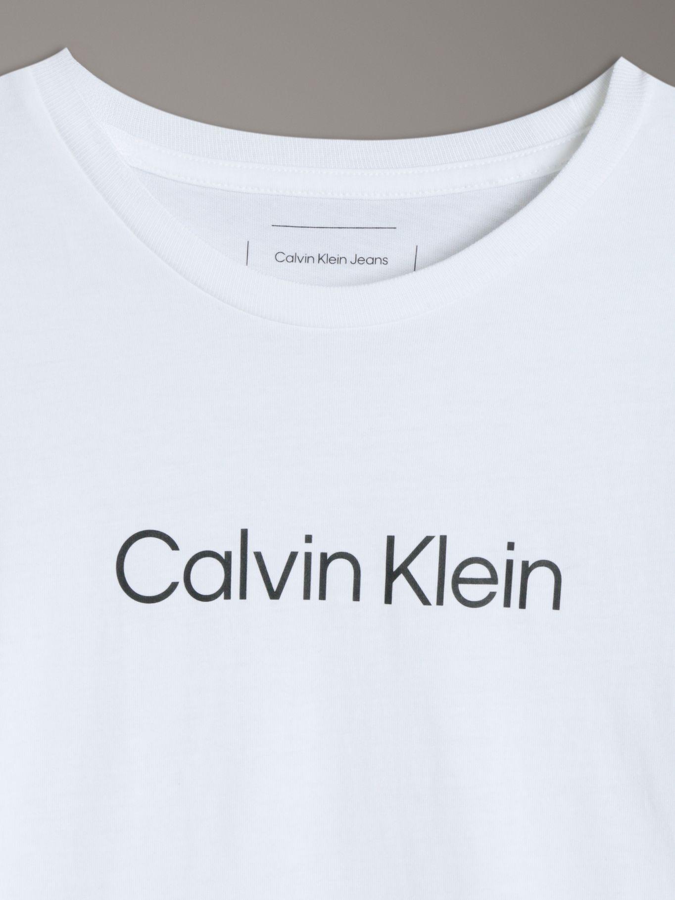 Polera Niño Logo Blanco Calvin Klein-2