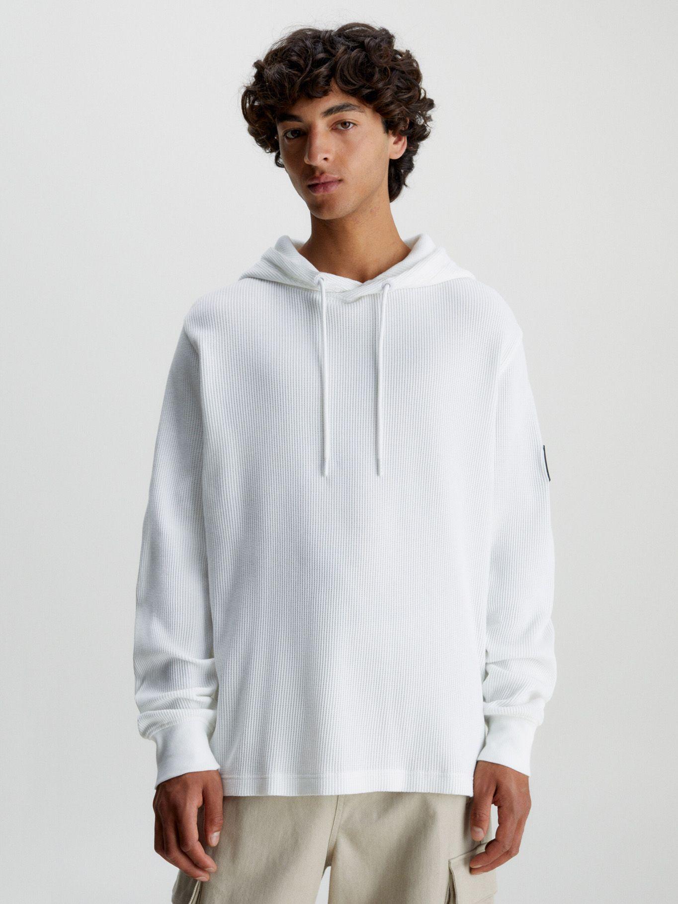 Polera Ls Badge Ottoman Blanco Calvin Klein-0
