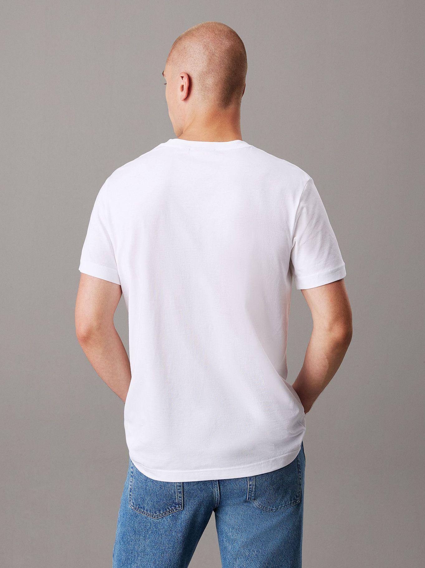 Polera Ck Embro Badge Blanco Calvin Klein-2
