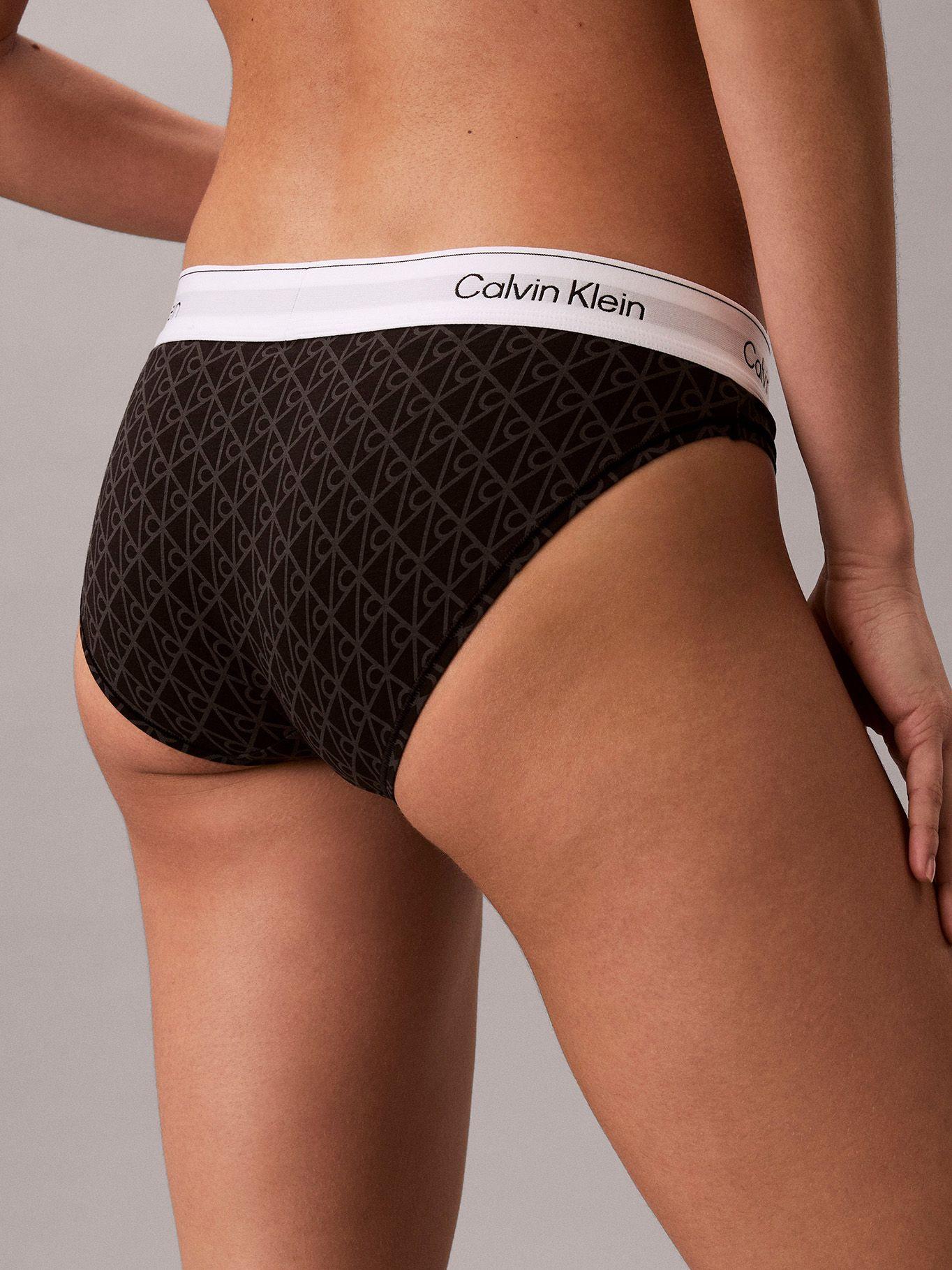 Calzón Bikini Icon Cotton Modal Negro Calvin Klein-5
