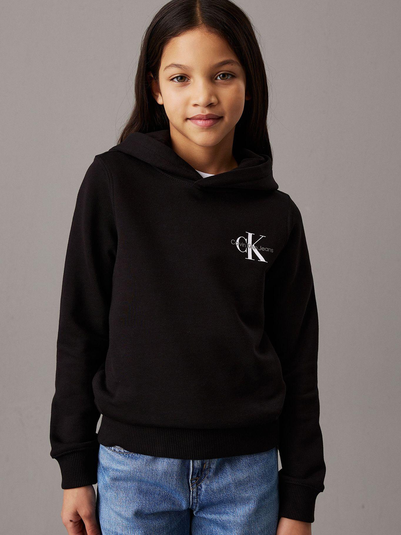 Polerón Niño Small Monogram Negro Calvin Klein-1