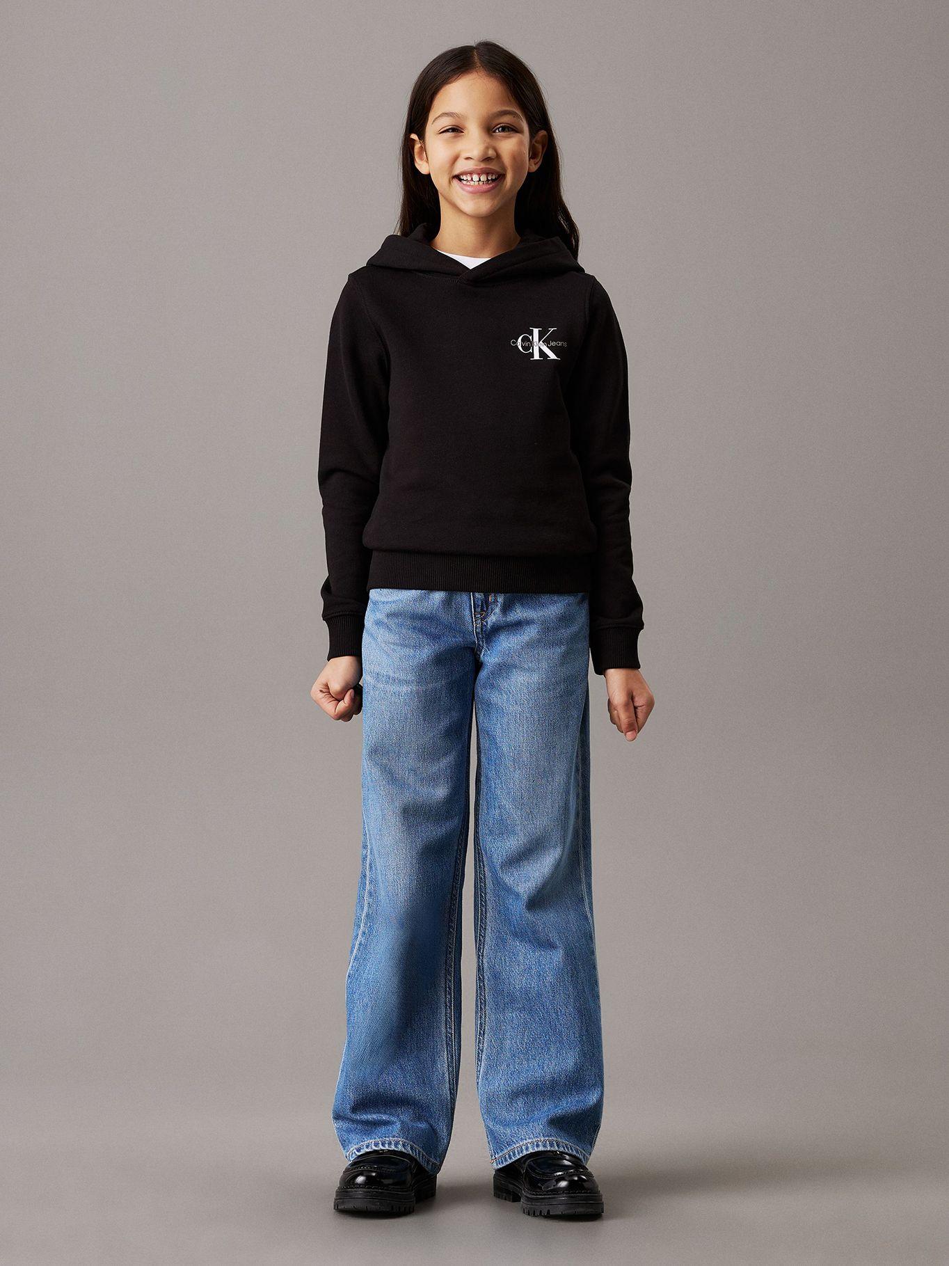 Polerón Niño Small Monogram Negro Calvin Klein-3