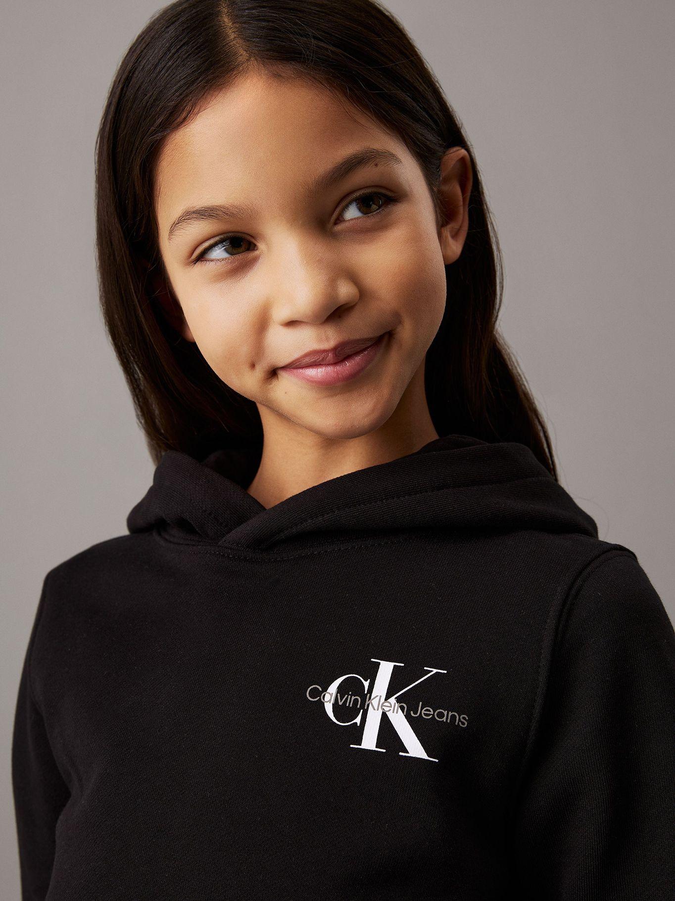 Polerón Niño Small Monogram Negro Calvin Klein-7
