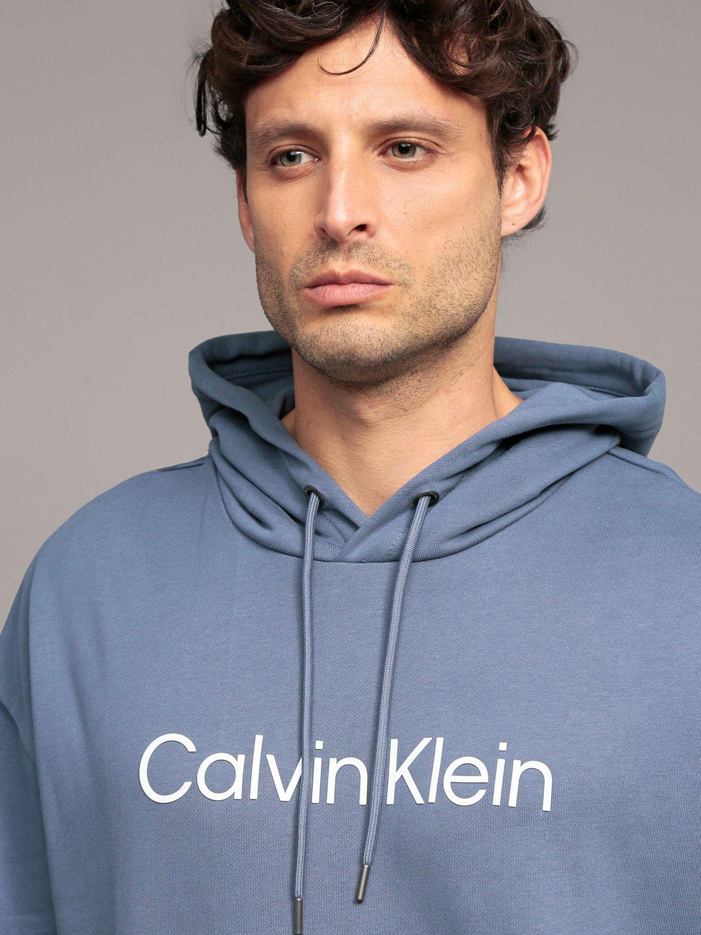 Polerón con Gorro Logo Hero Azul Calvin Klein-4