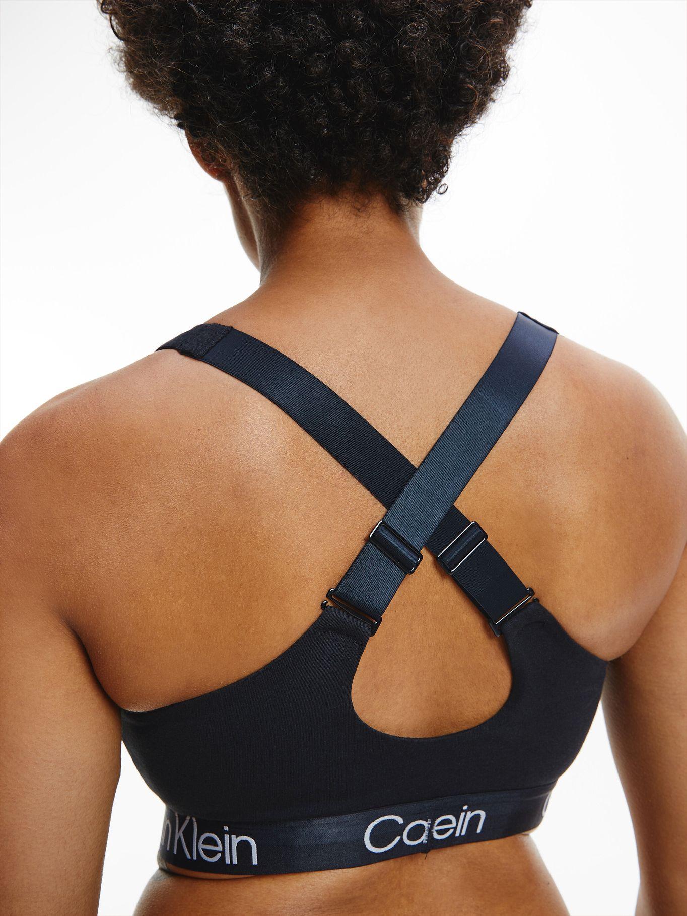 Bralette Structure Cotton Negro Calvin Klein-3