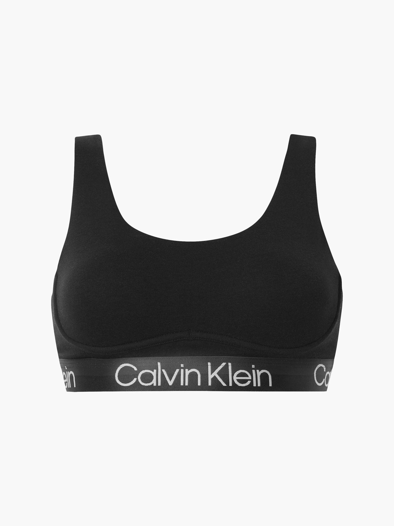 Bralette Structure Cotton Negro Calvin Klein-4