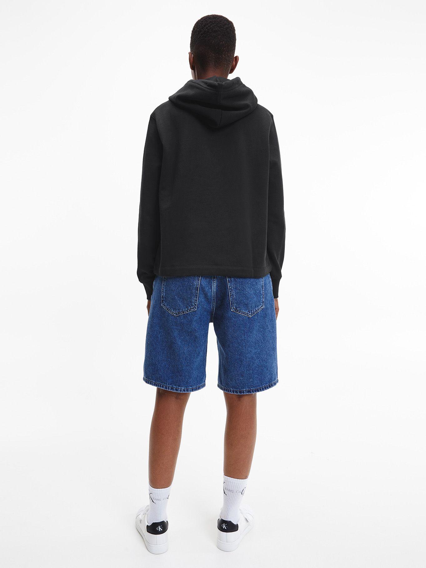 Hoodie Seasonal Negro Calvin Klein-2