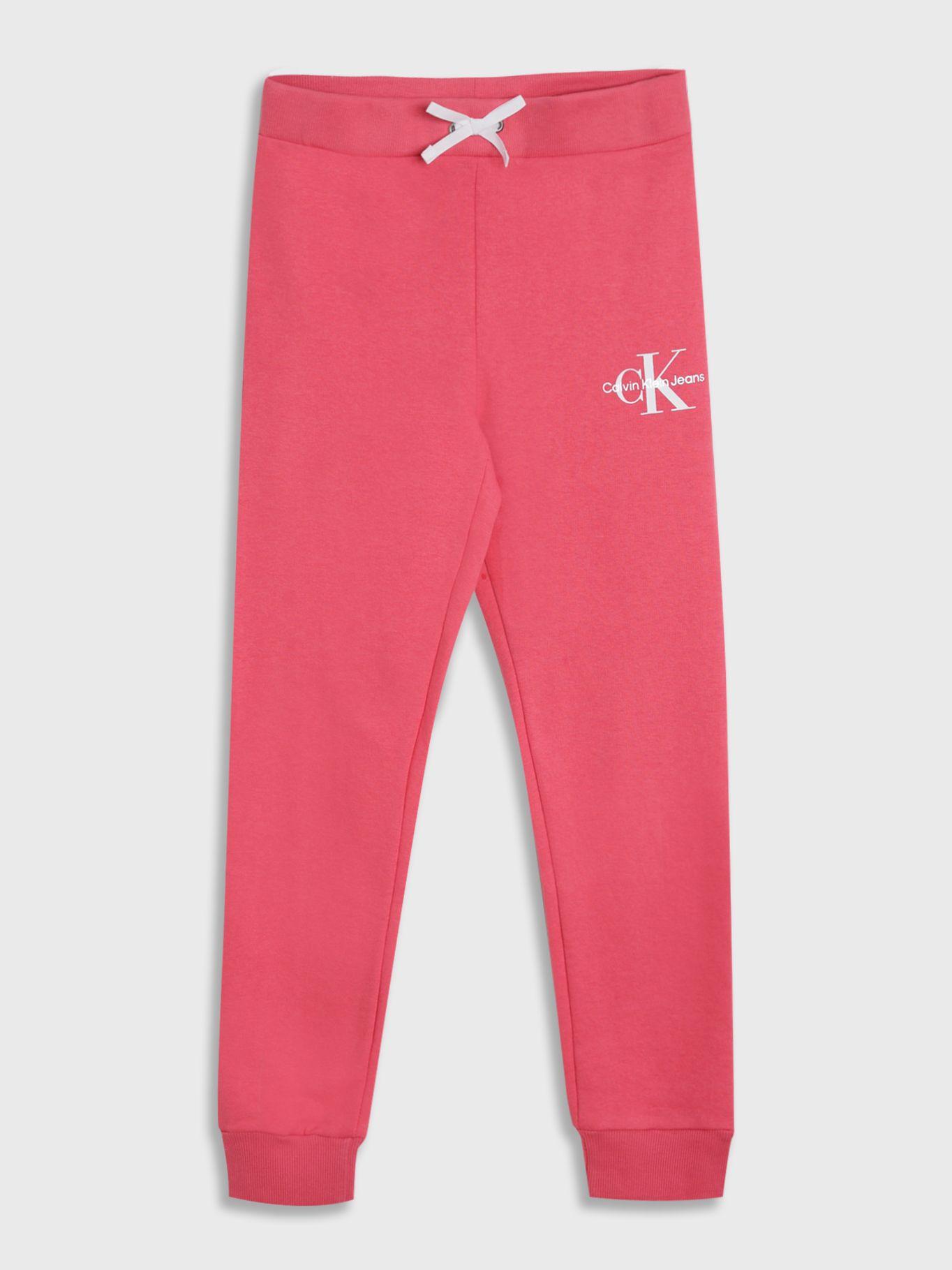 Jogger Niña Monogram Logo Rosado-0