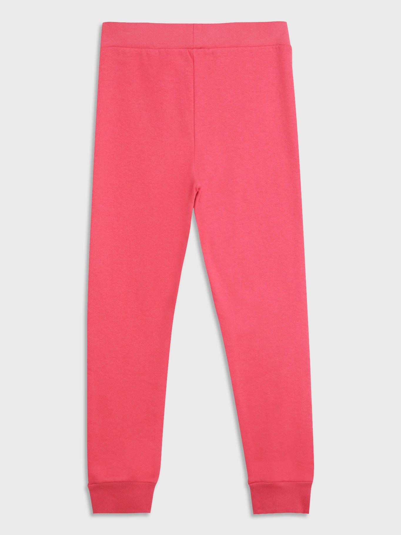 Jogger Niña Monogram Logo Rosado-1