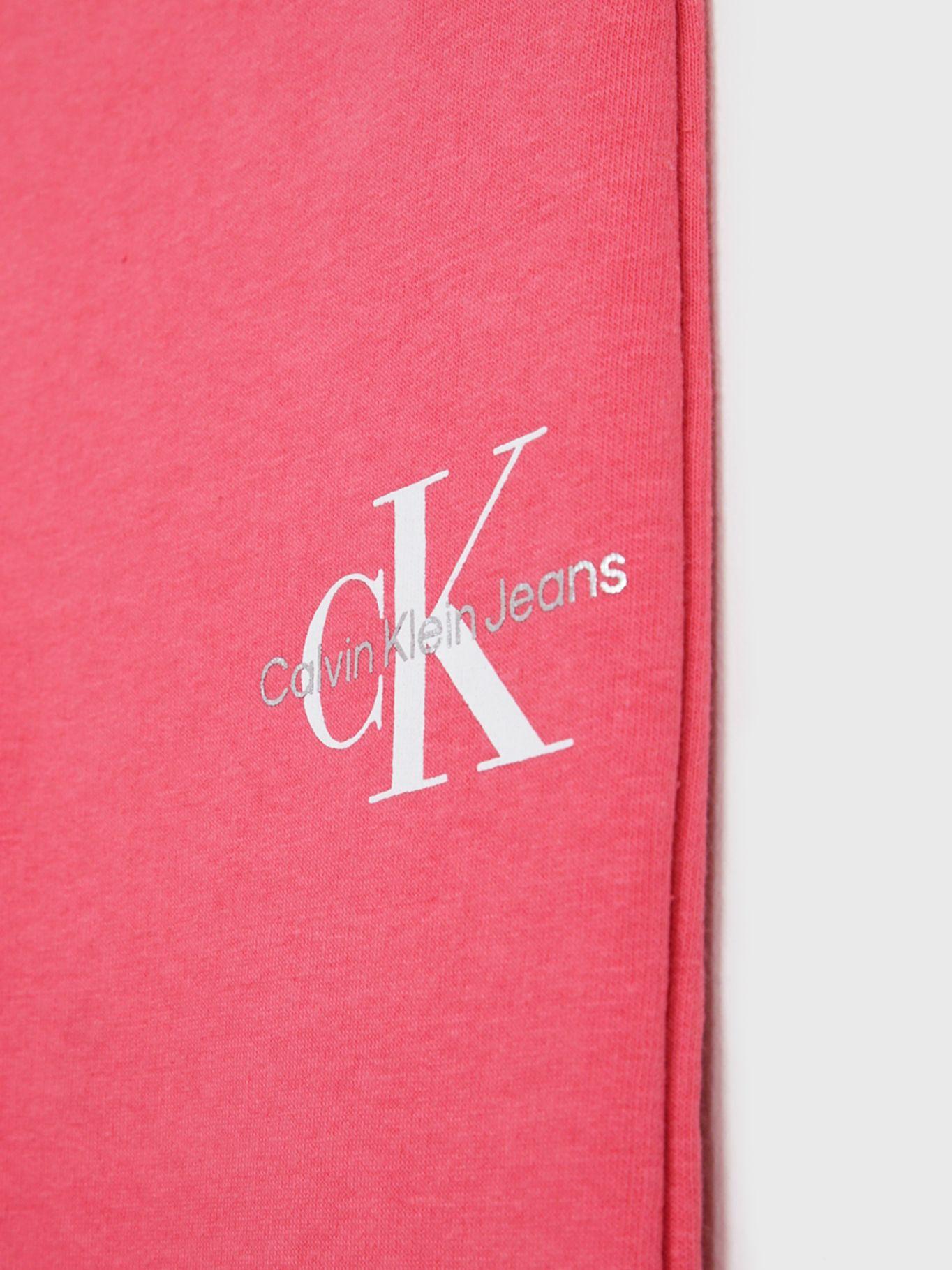 Jogger Niña Monogram Logo Rosado-2