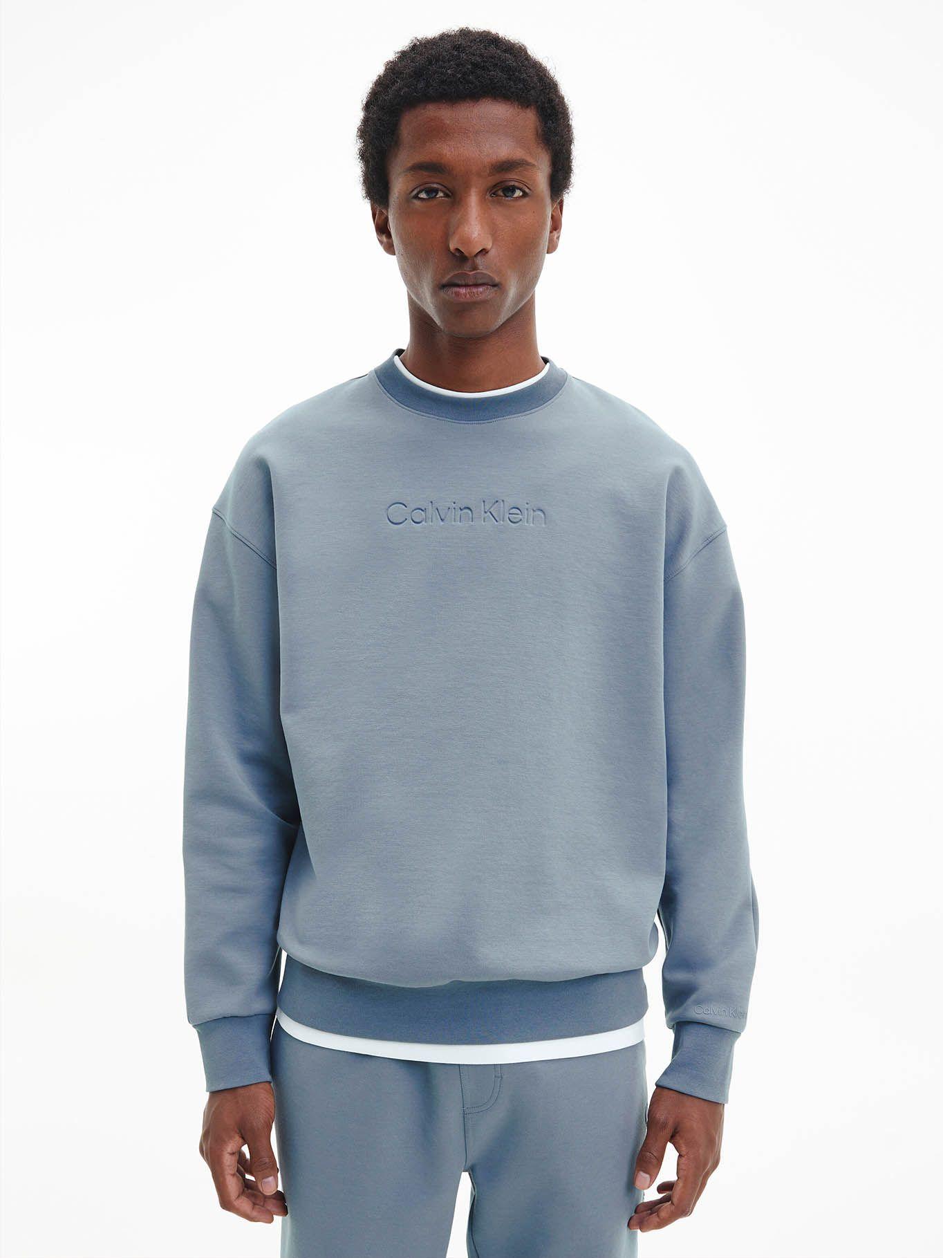 Sudadera holgada de algodón orgánico Gris Calvin Klein-0