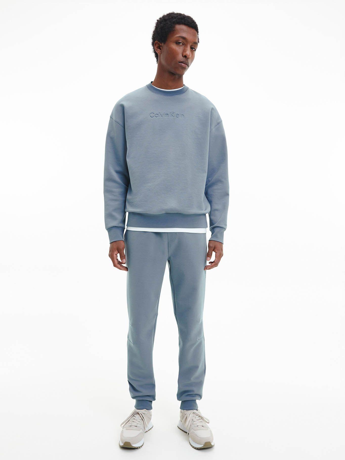 Sudadera holgada de algodón orgánico Gris Calvin Klein-1