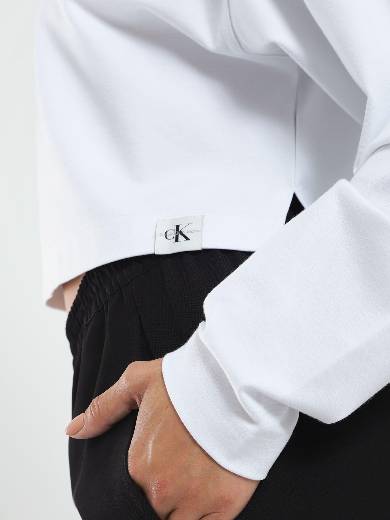 Polera Milano Cropped Relaxed Blanco Calvin Klein-3